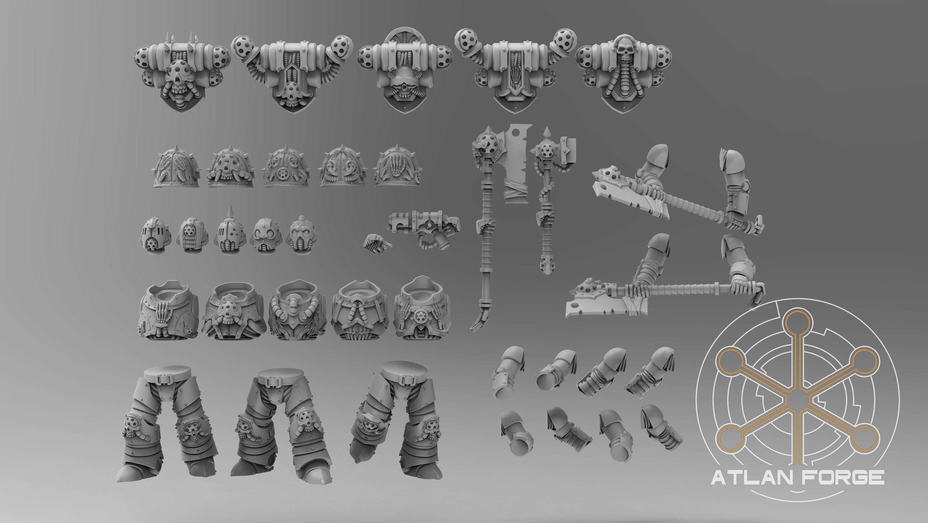 Manus Mortis Phalanges 32mm sci-fi fantasy miniature for tabletop games grimdark RPGs wargaming miniature dungeons and dragons