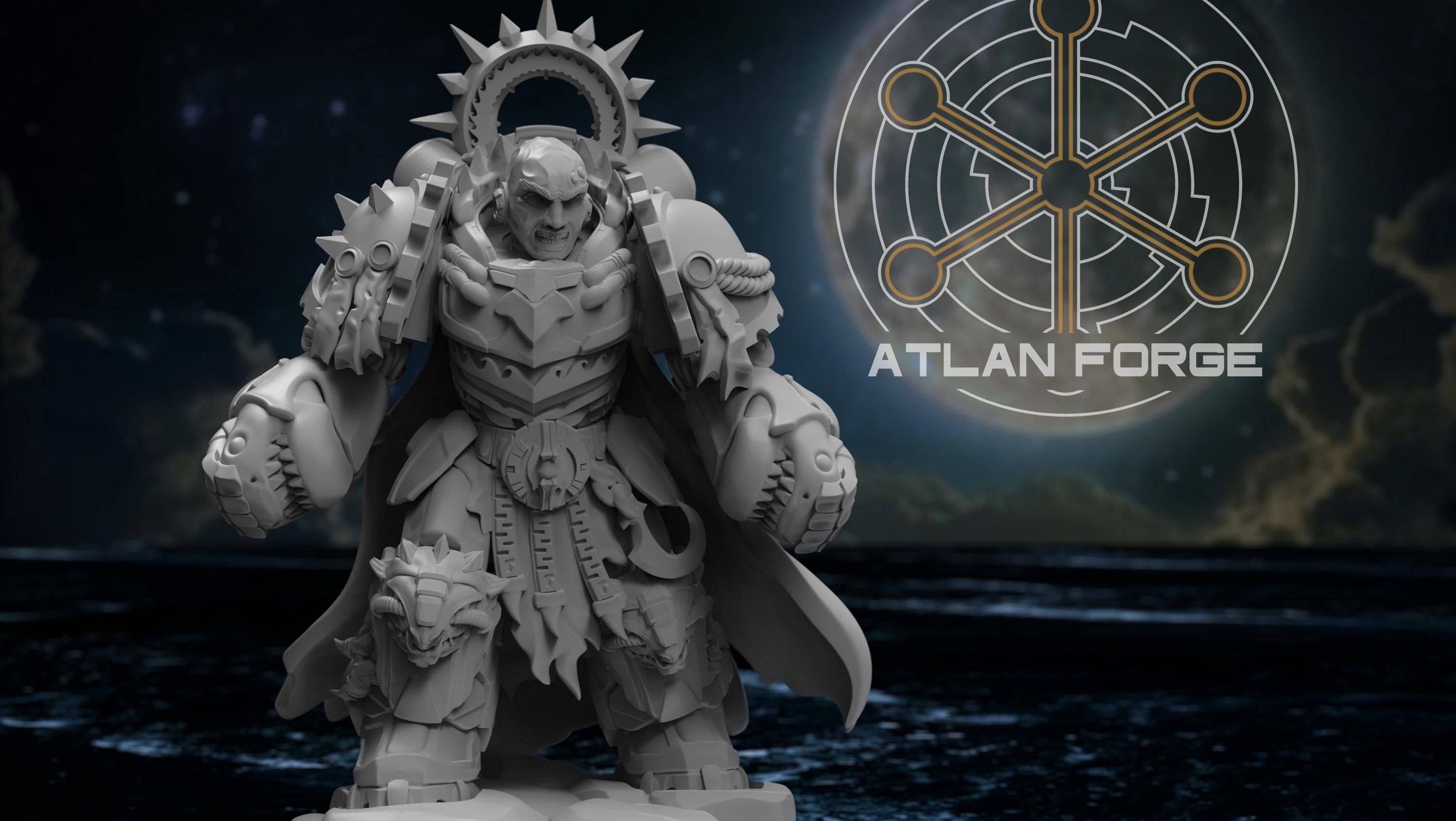 Wai Toa Aegis Captain 32mm Resin Miniature – Sci Fi Fantasy Hero for Wargaming and DnD