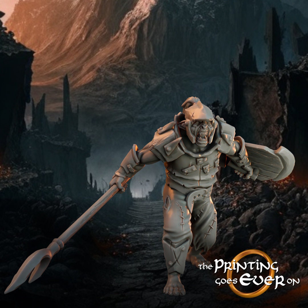 Assault Orcs 28mm miniatures dnd fantasy miniatures dungeons and dragons minis wargaming miniatures tabletop wargames miniature