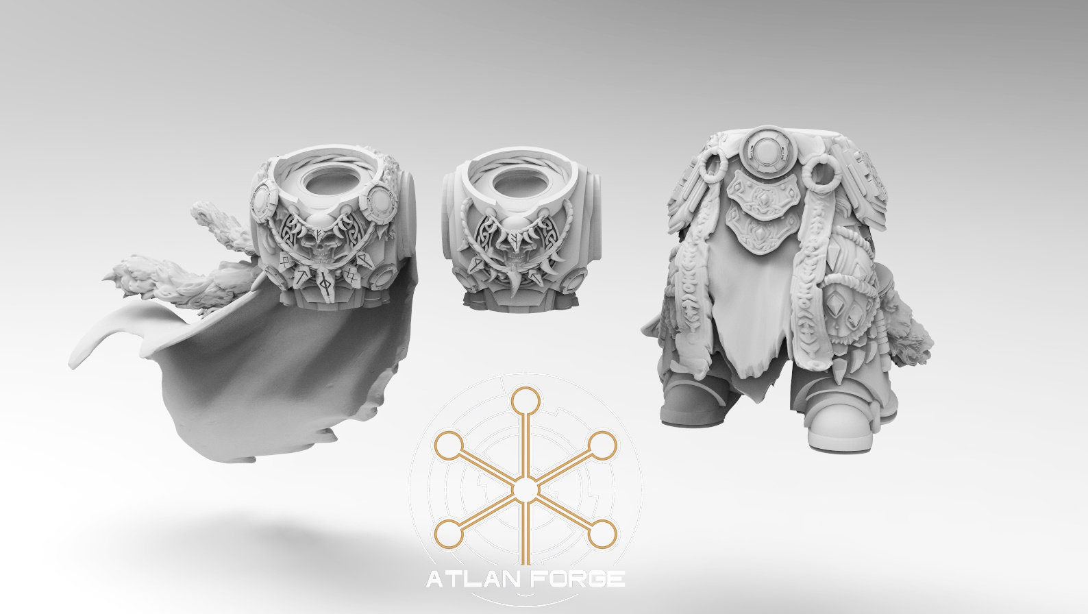 Asgardian Storm Priest 32mm wargame fantasy miniature dnd wargaming miniature dungeons and dragons painting gift RPG tabletop minis