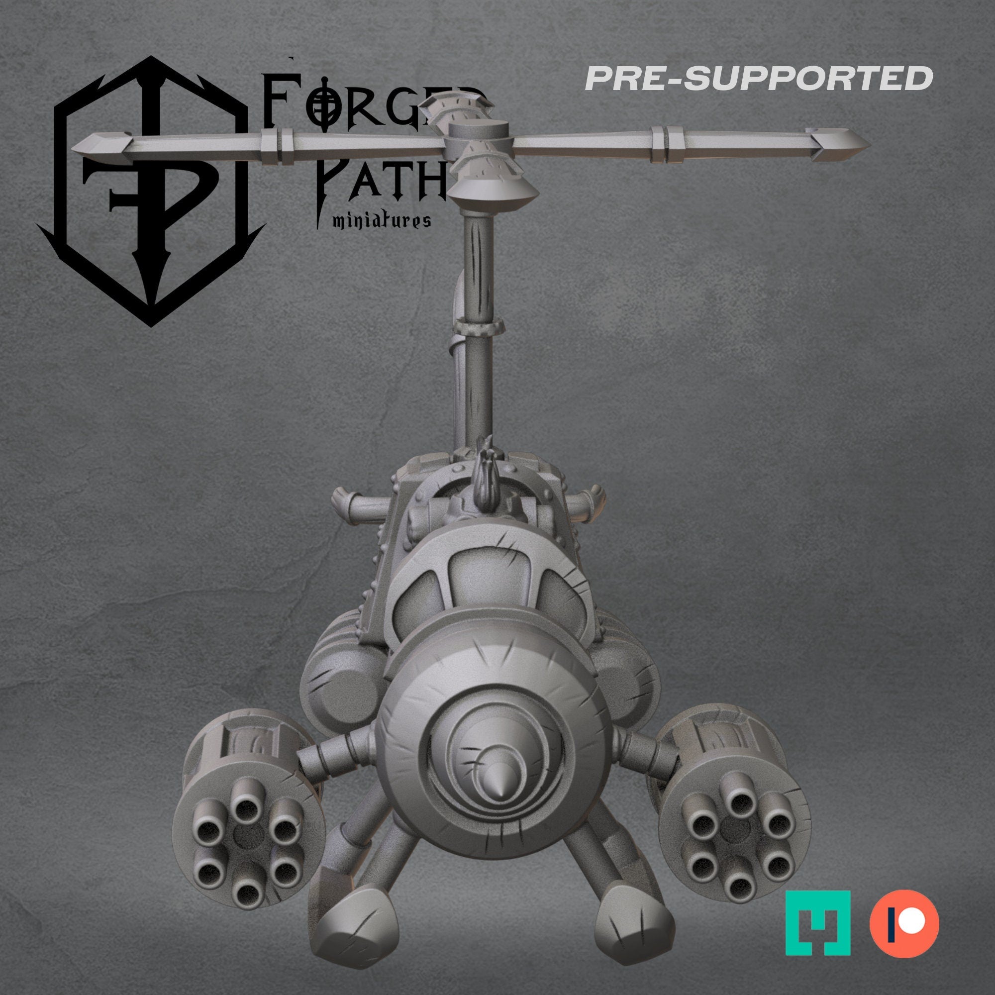 Gyrocopters - Skyhammer Squadron Dwarves Fantasy Wargaming Miniatures 32mm scale