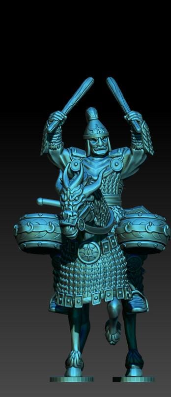 Golden Horde Drummer 28mm miniatures dnd minis fantasy miniatures dungeons and dragons miniatures  wargaming miniatures tabletop