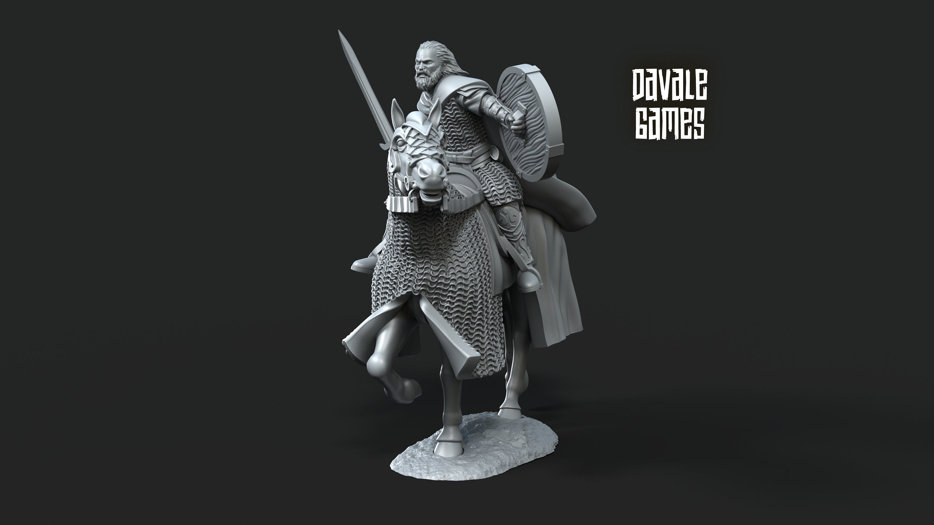 West Human Hammer-sons cavalry 28mm dnd miniature dungeon and dragons fantasy wargaming miniature tabletop wargame fantasy miniature