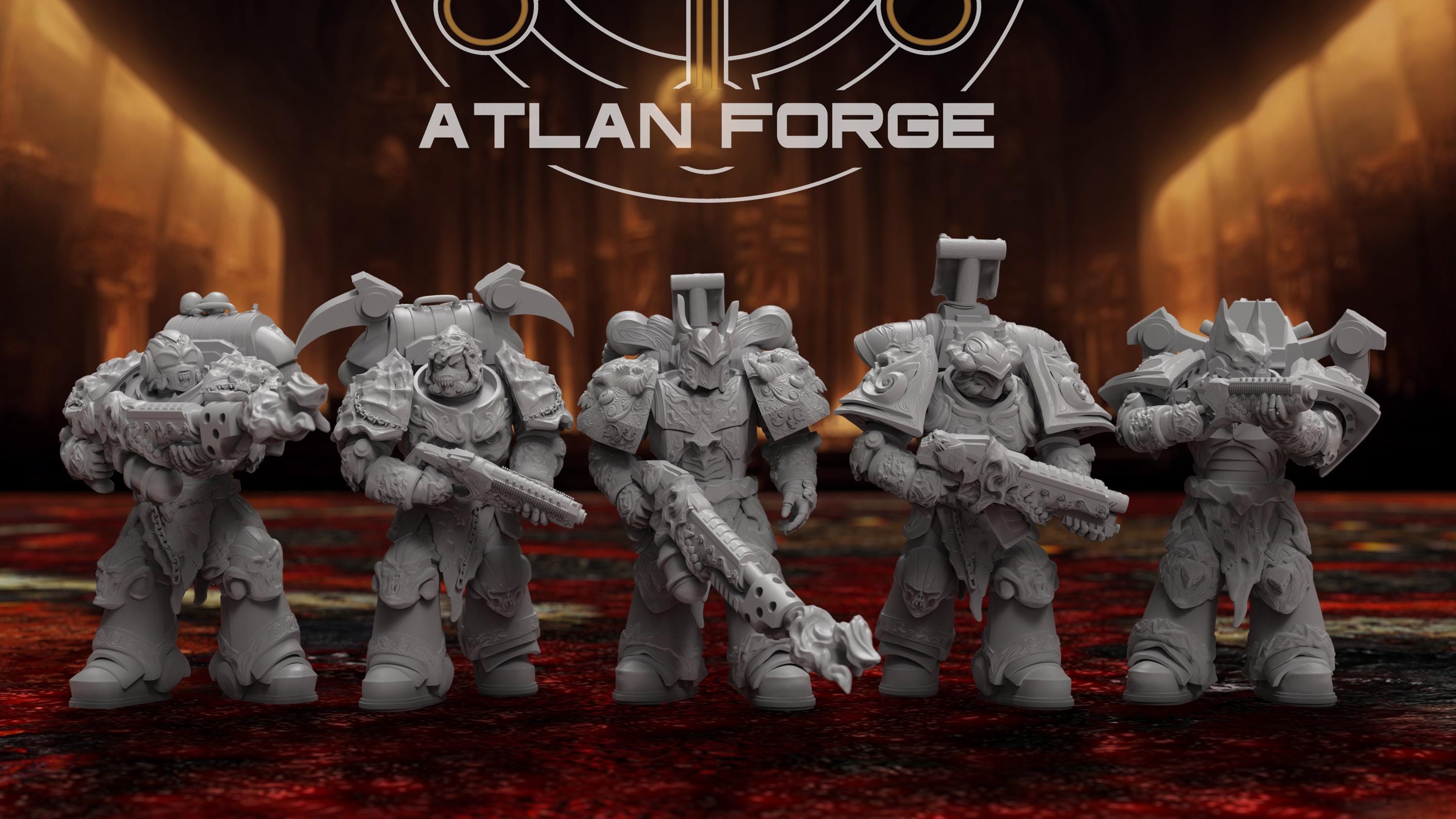 Nekramoroi Shades 32mm scale sci-fi fantasy for tabletop games grimdark RPGs dnd wargaming miniature dungeons and dragons