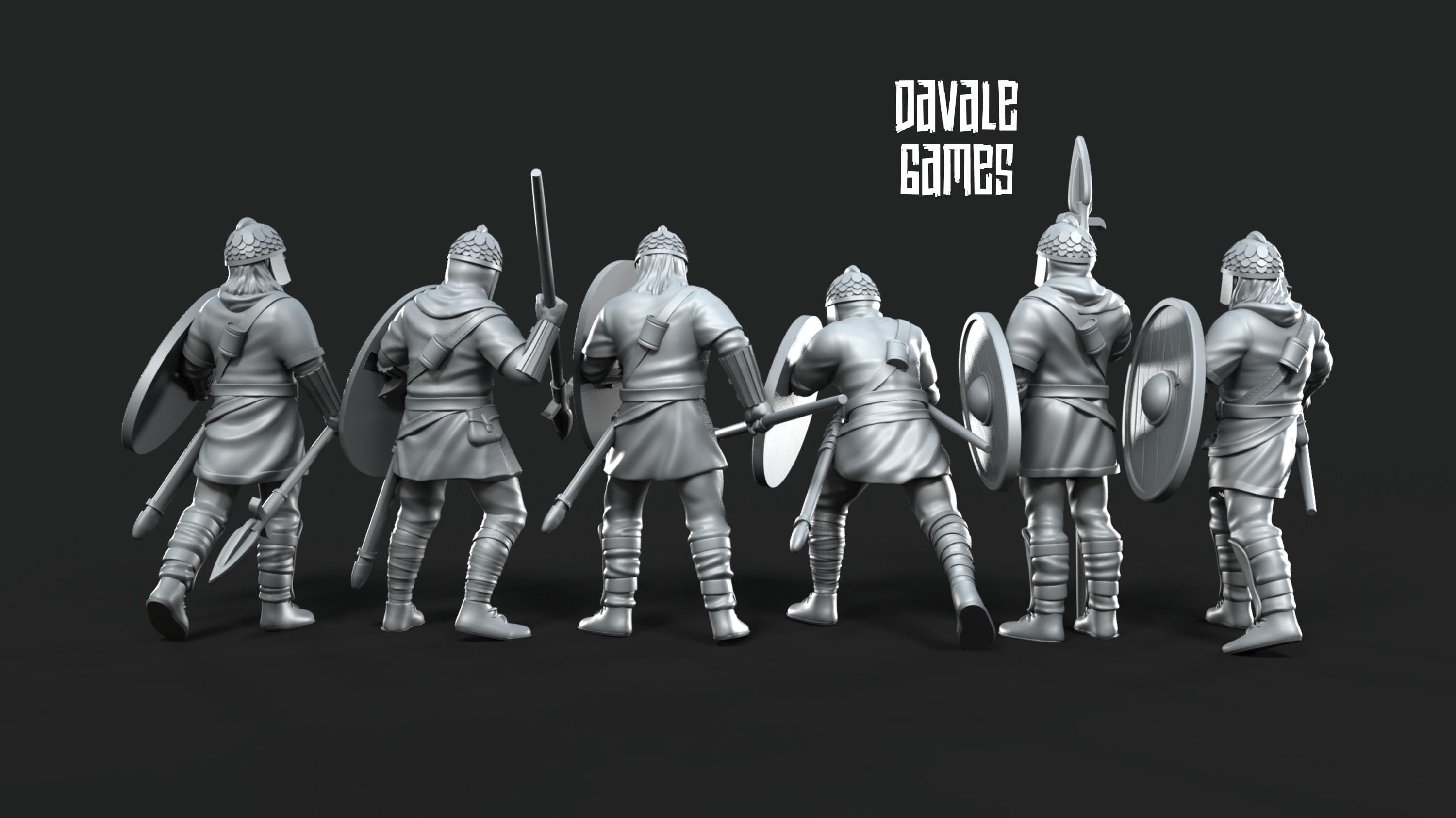 Gepids spear warriors