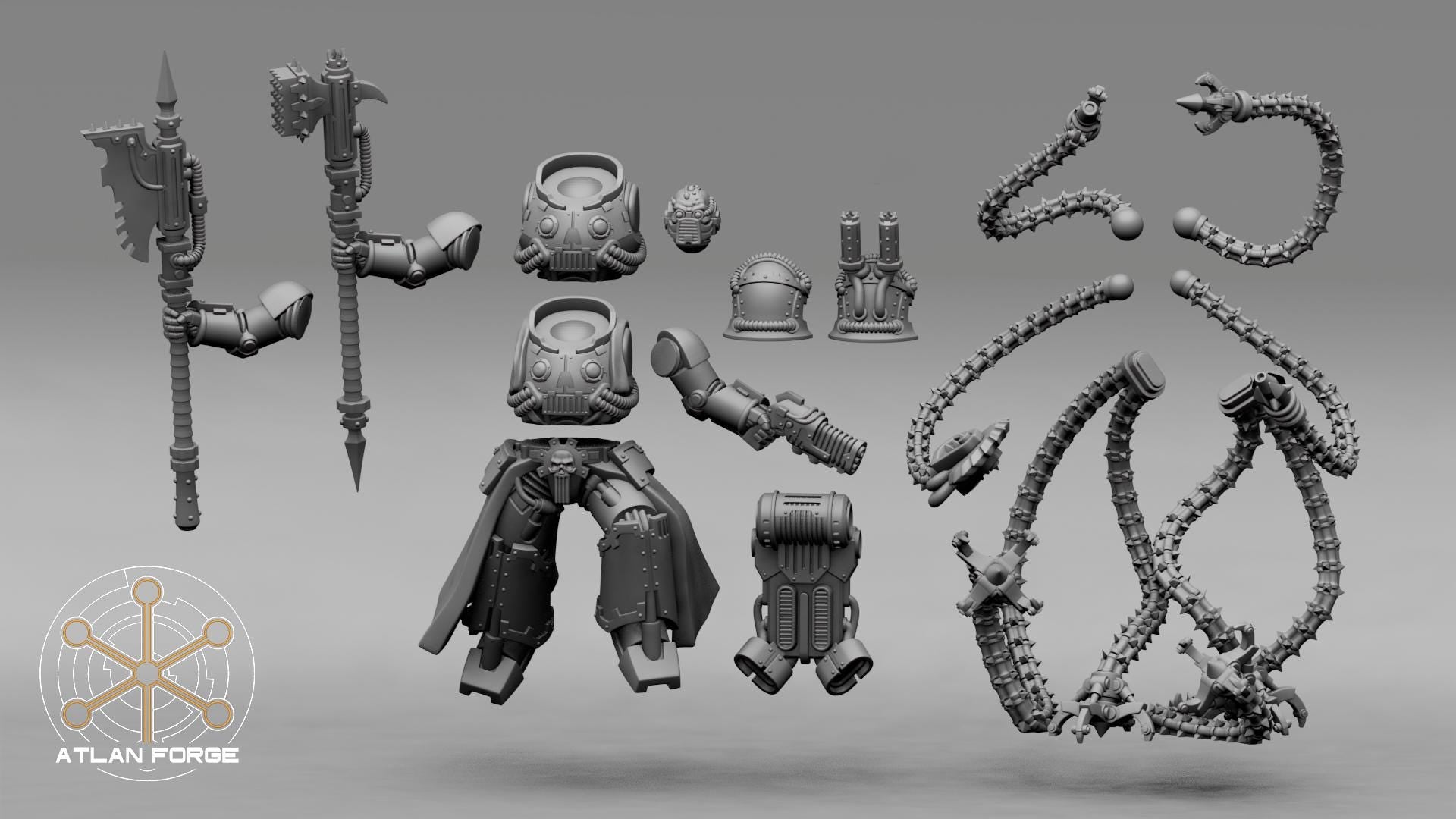 Master Smith of Hades 32mm wargame fantasy miniature dnd wargaming miniature dungeons and dragons painting gift RPG tabletop minis