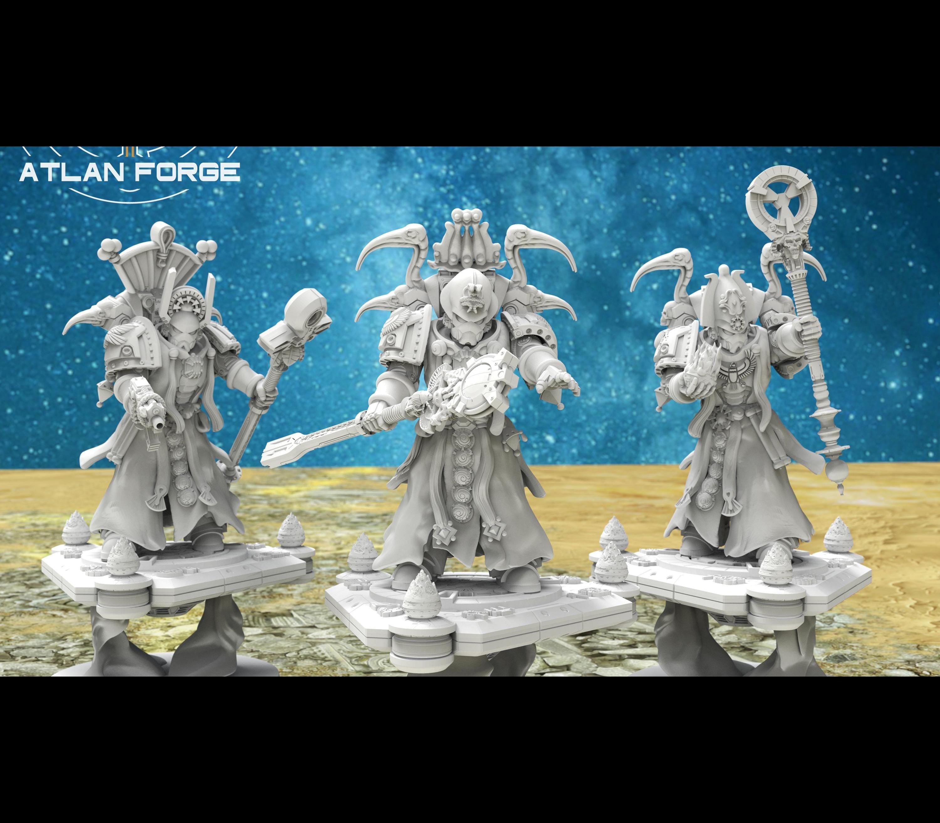 Mages of Aegyptus 32mm sci-fi fantasy miniature for tabletop games grimdark RPGs dnd wargaming miniature dungeons and dragons