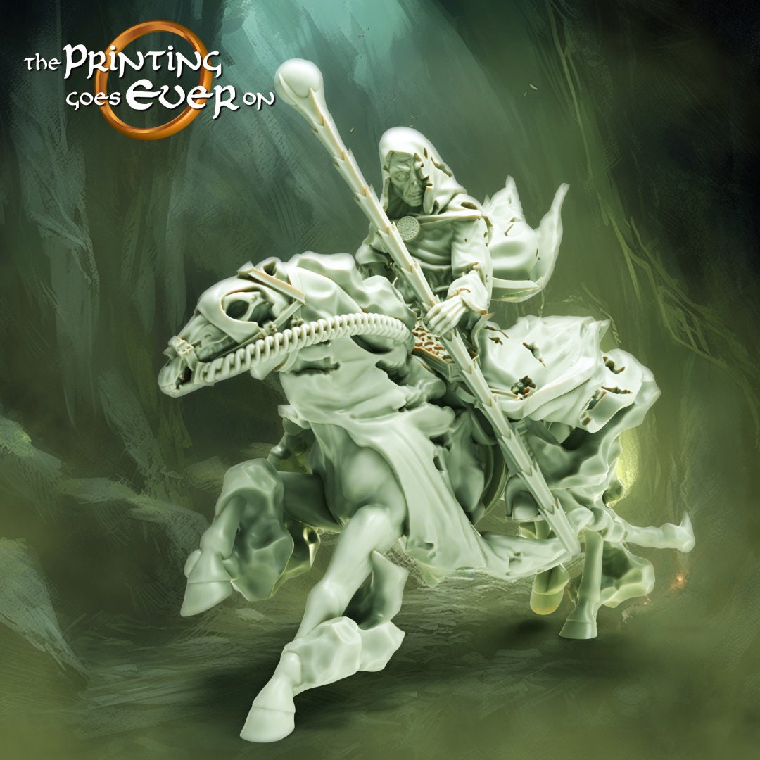 Ghost Mage Army of dead 28mm miniature dungeon and dragons fantasy wargaming miniature tabletop fantasy wargame miniature painting dnd