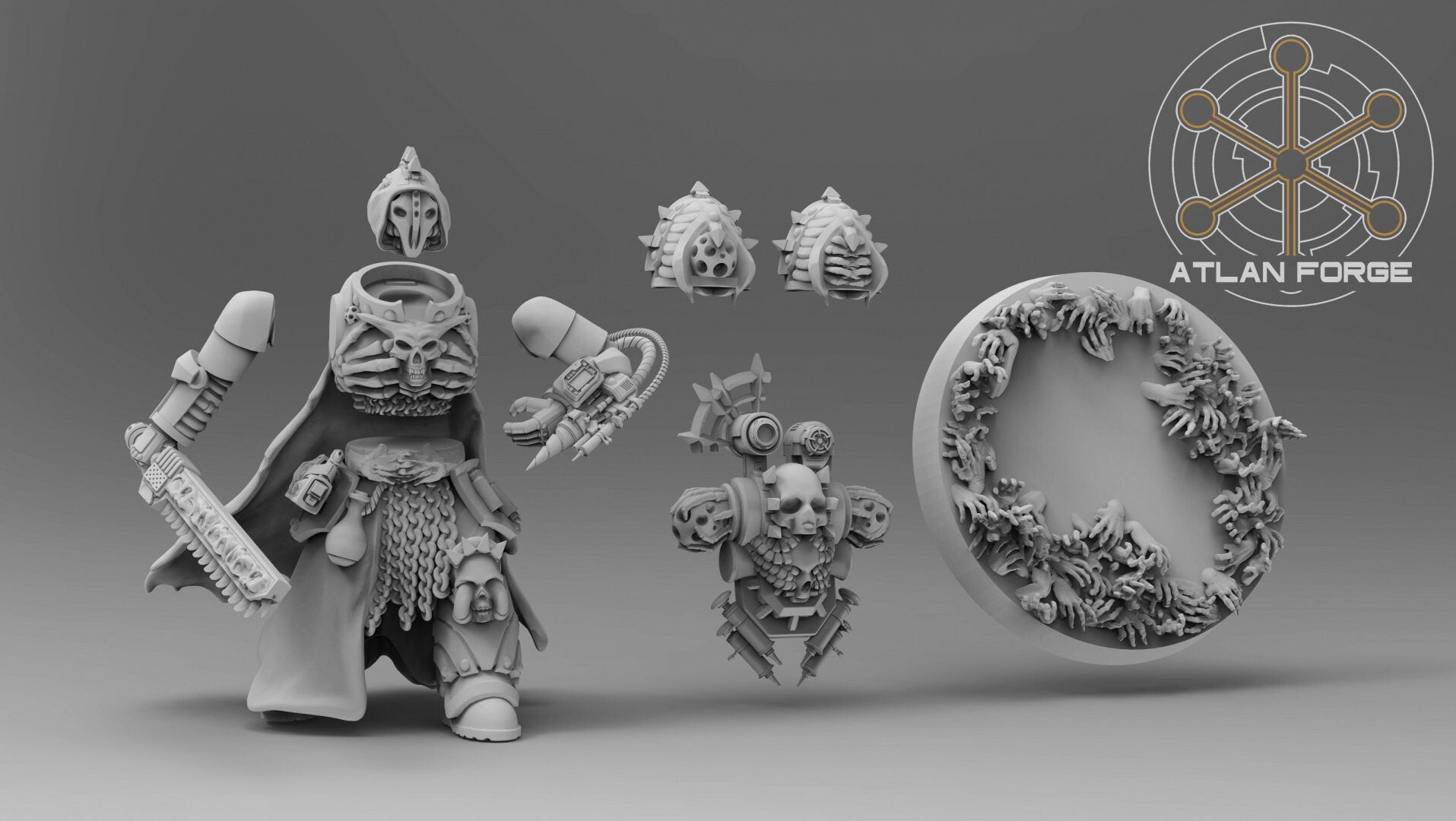 Manus Mortis Sawbones 32mm wargame fantasy miniature dnd wargaming miniature dungeons and dragons painting gift RPG tabletop minis