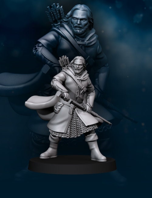Captain of the North 28mm miniatures dnd minis fantasy miniatures dungeons and dragons miniatures painting wargaming miniatures tabletop