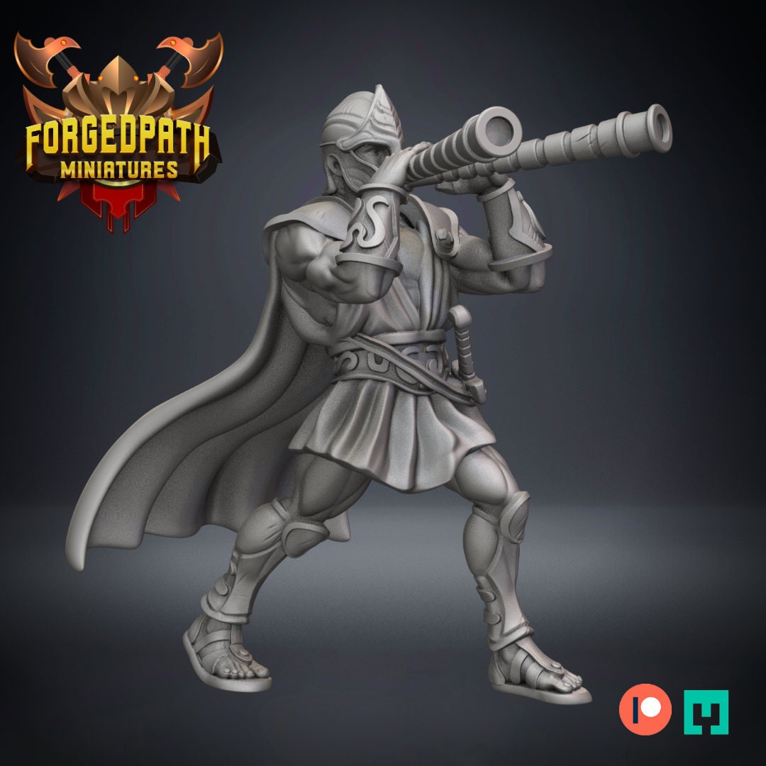 Greek Spartans - Greek Spartan command squad dnd fantasy tabletop wargames 32mm