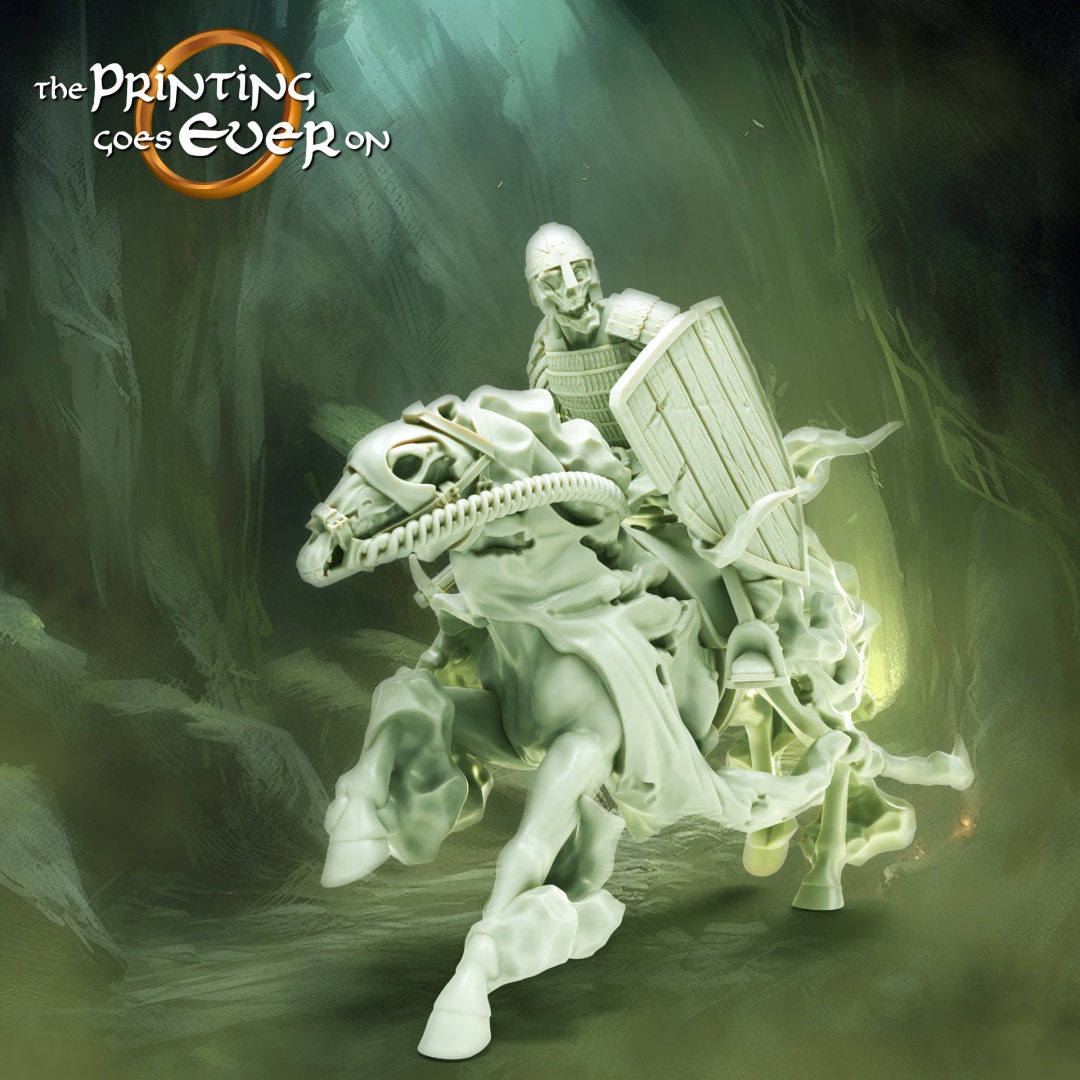 Ghost Knights Army of dead 28mm miniature dungeon and dragons fantasy wargaming miniature tabletop fantasy wargame miniature painting dnd