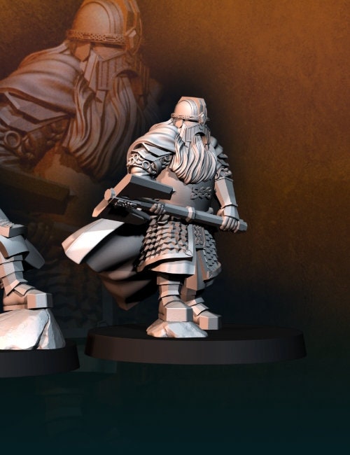 Kalak dwarf king guards 28mm miniatures fantasy dungeons and dragons miniature wargaming miniatures tabletop dnd dwarf army miniatures