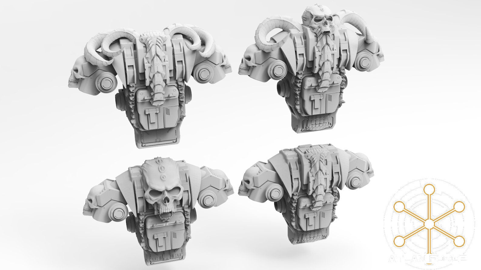 Daemon Knights of hades 32mm sci-fi fantasy miniature for tabletop games grimdark RPGs dnd wargaming miniature dungeons and dragons painting