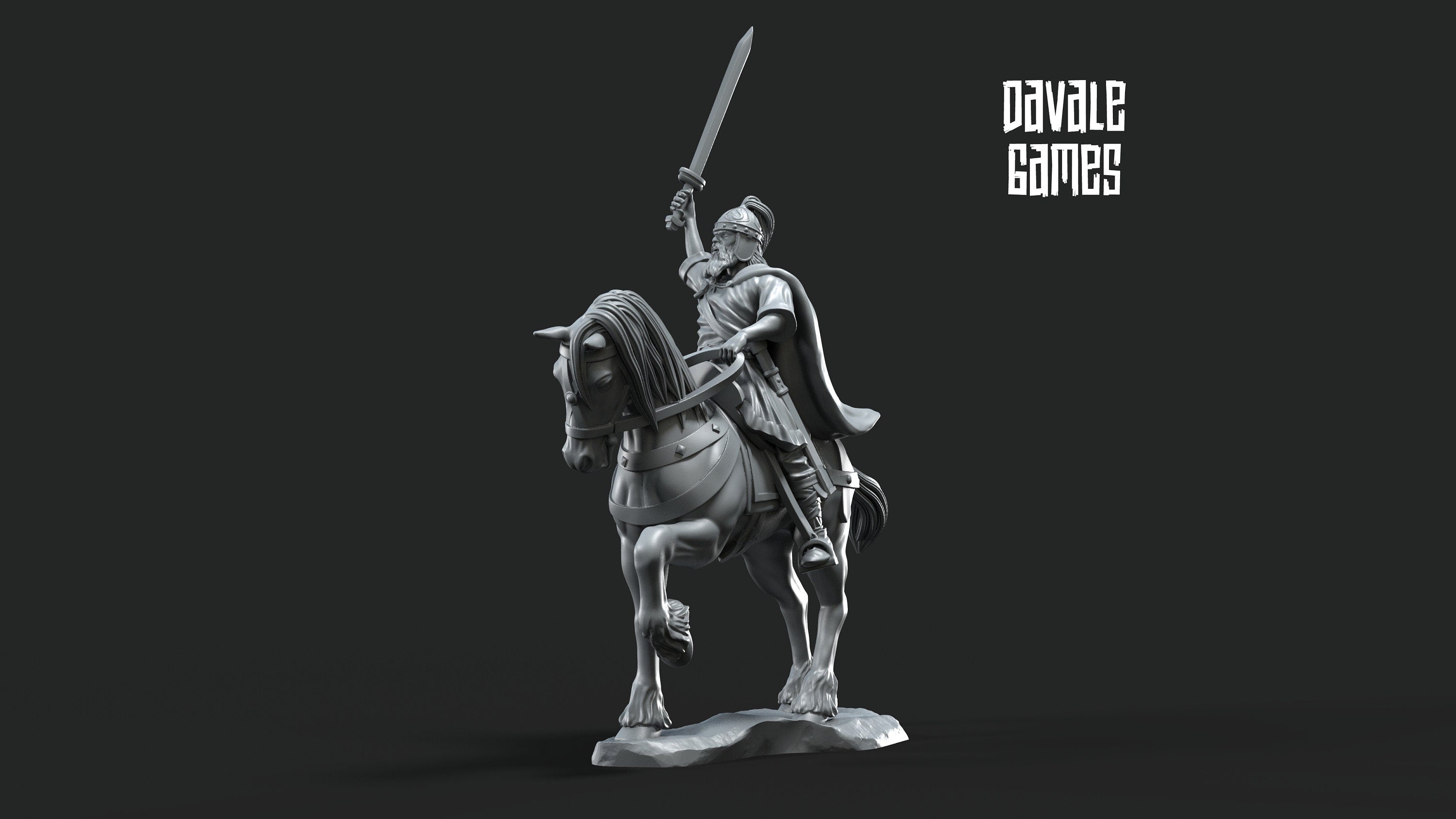 Roman Visigoths king 28mm miniatures dnd fantasy miniatures dungeons and dragons miniatures painting wargaming miniatures tabletop wargames