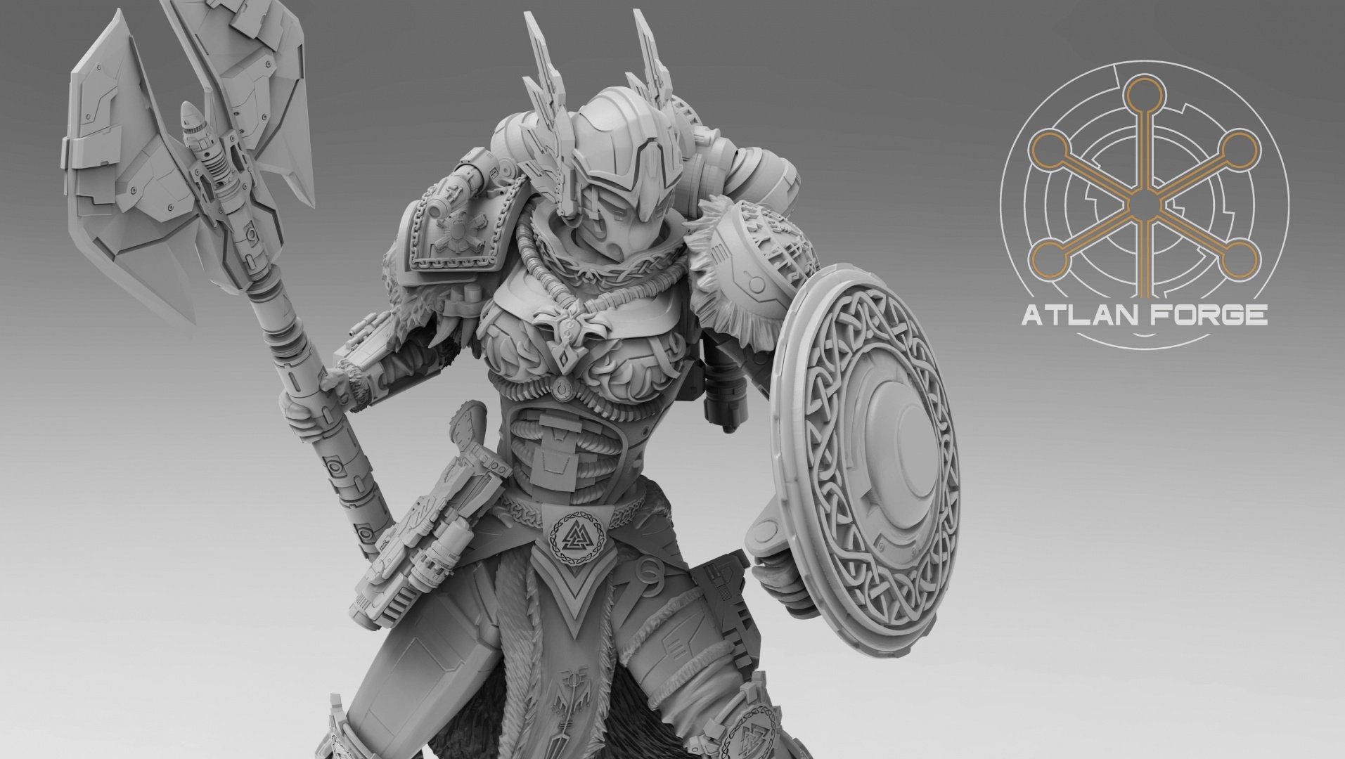 Asgardian Shield Maidens 32mm wargame miniatures fantasy dnd wargaming minis dungeons and dragons painting gift RPG tabletop minis