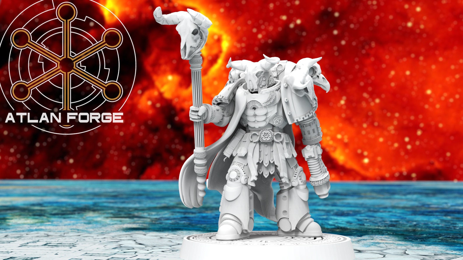 Minoan Priest 32mm wargame fantasy miniature dnd wargaming miniature dungeons and dragons painting gift RPG tabletop minis