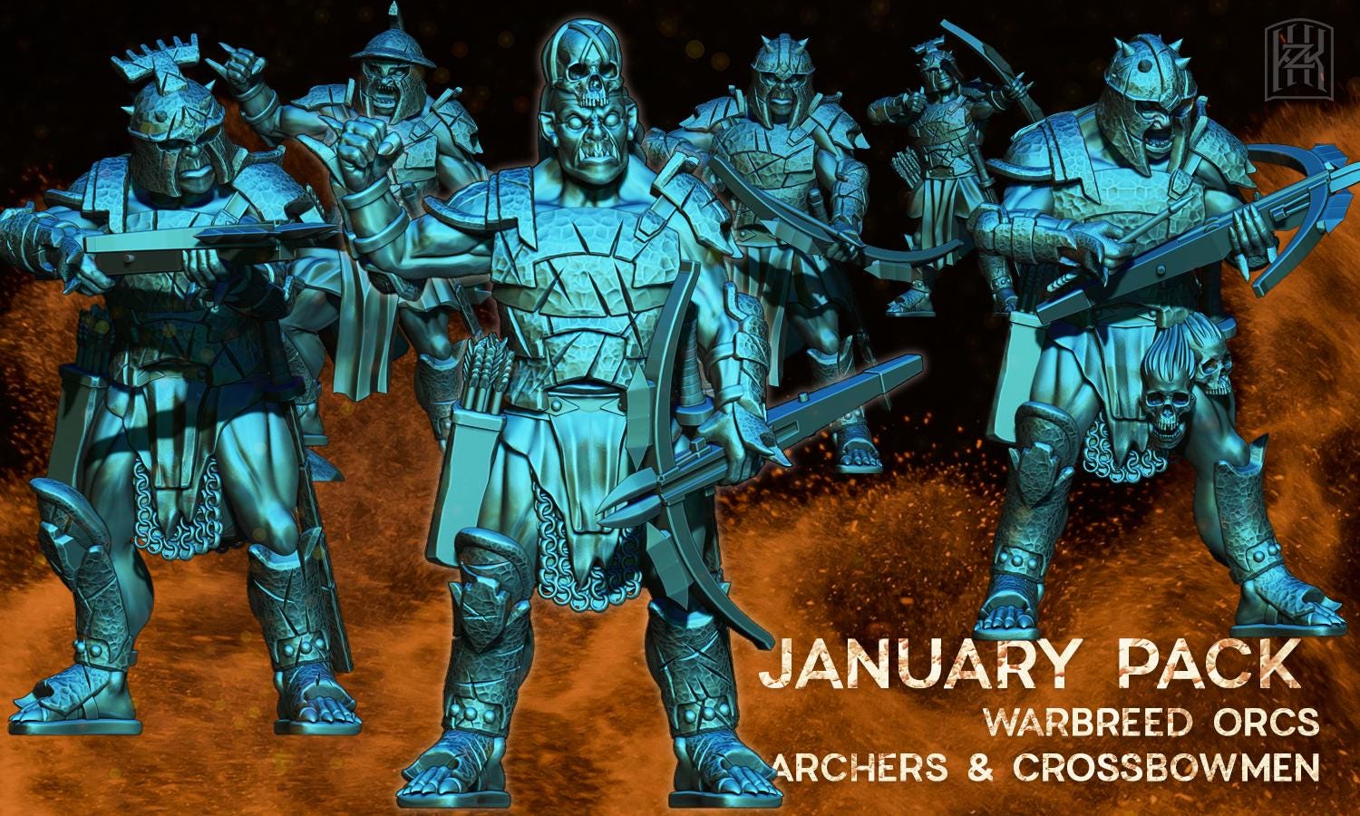 orcs army Pack 28mm miniatures dnd gift fantasy miniatures dungeons and dragons minis wargaming miniatures tabletop wargames