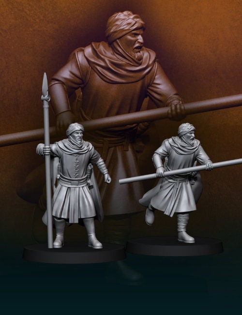 Snake warrior spearmen 28mm miniatures dnd minis fantasy miniatures dungeons and dragons miniatures  wargaming miniatures tabletop wargames