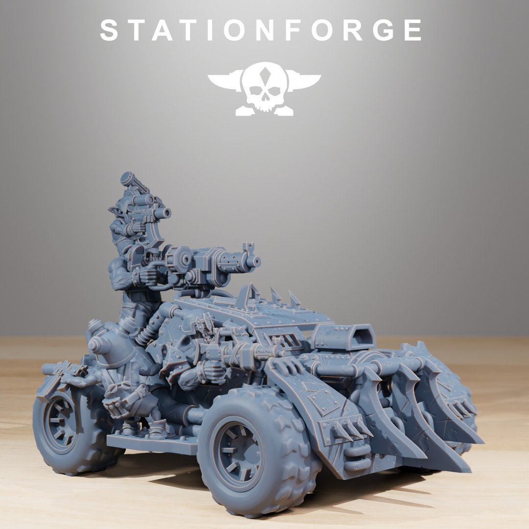 Orkaz Speedsters 28mm sci-fi fantasy miniature for tabletop games grimdark RPGs dnd wargaming miniature dungeons and dragons
