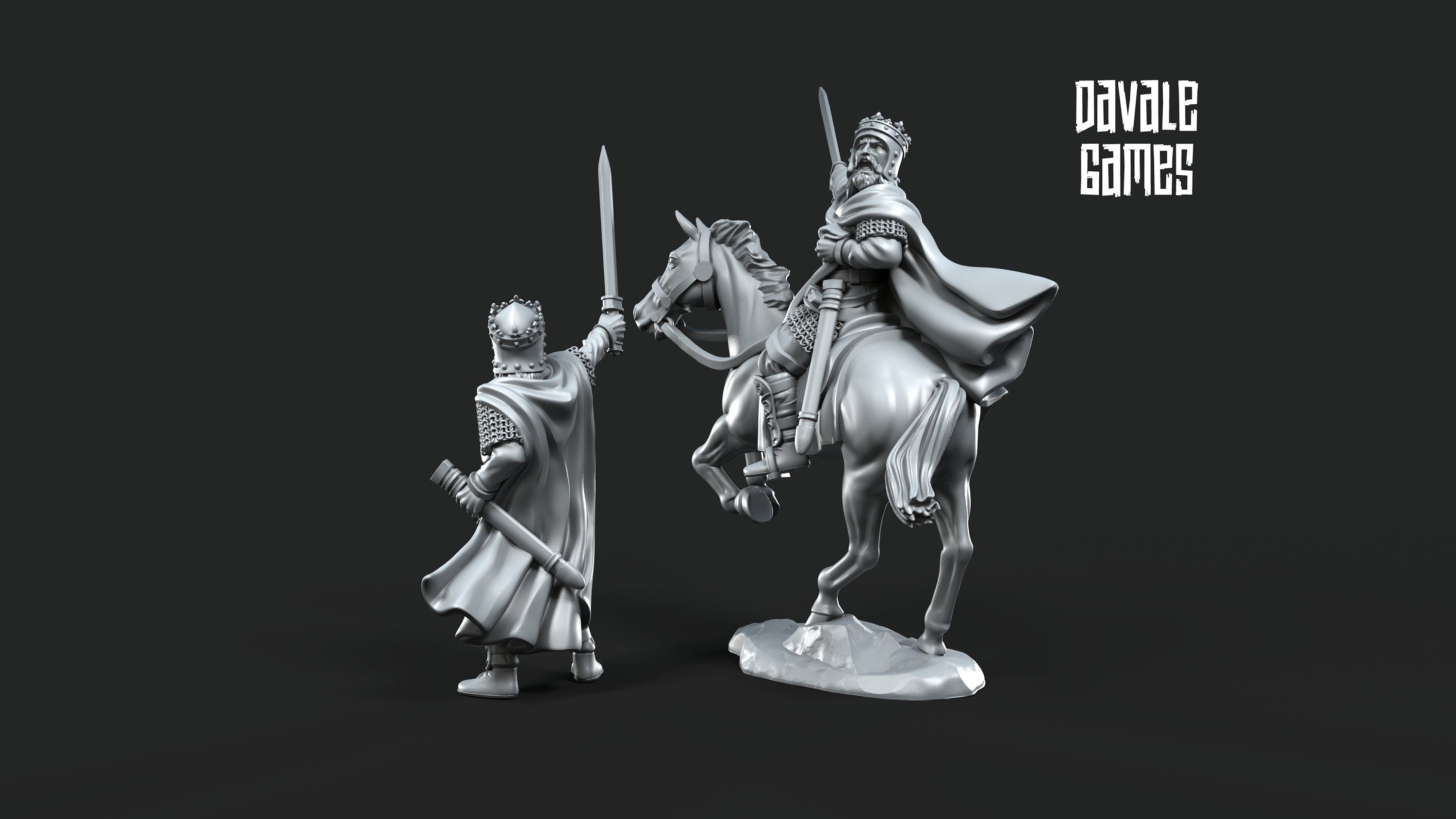 king of Gepids Germanic tribe 28mm miniatures dnd fantasy miniatures dungeons & dragons miniatures painting tabletop wargames
