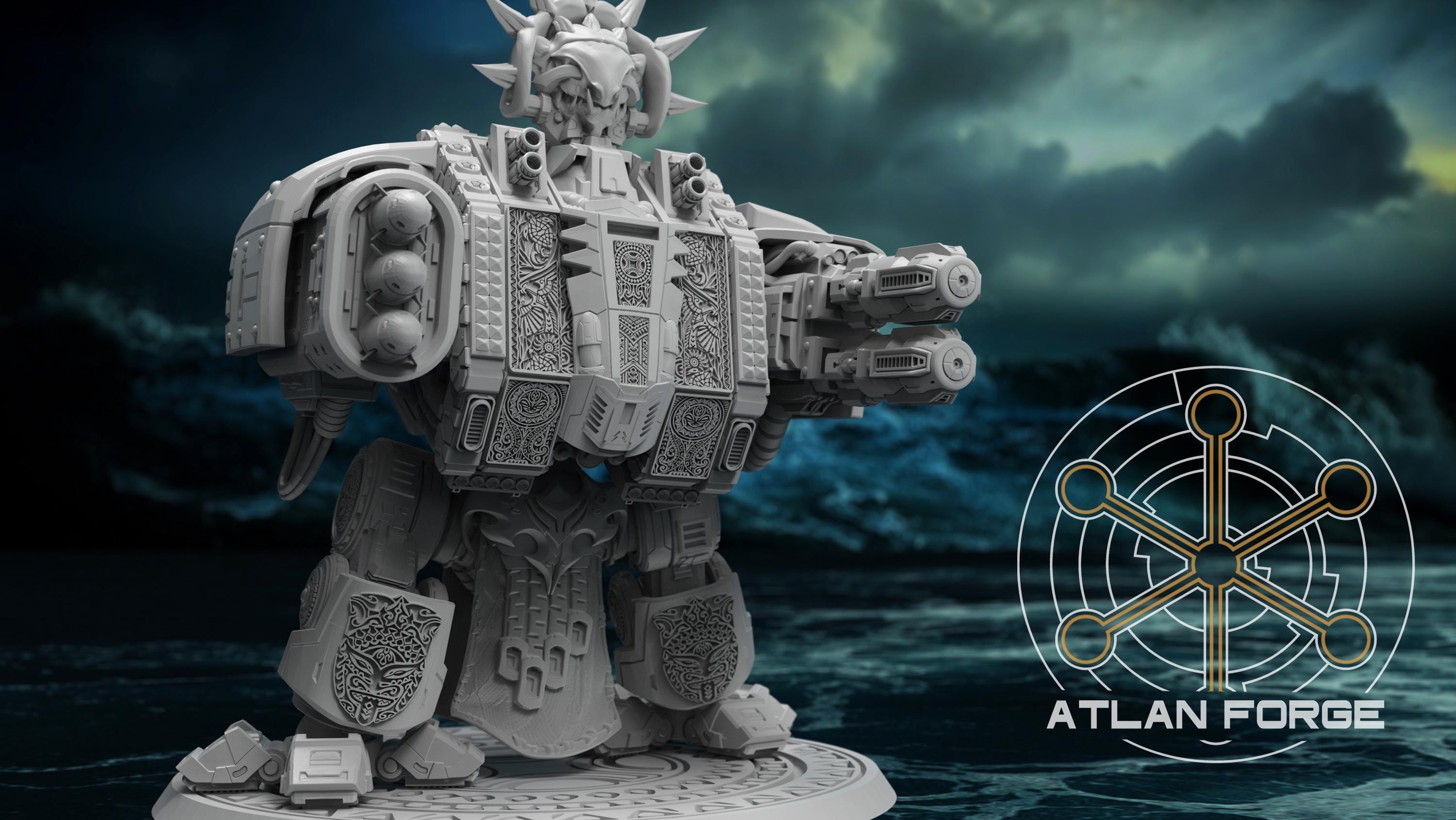 Wai Toa Wandering Ancestors Dreadnought 32mm wargame fantasy miniature wargaming miniature dungeons and dragons painting RPG tabletop minis