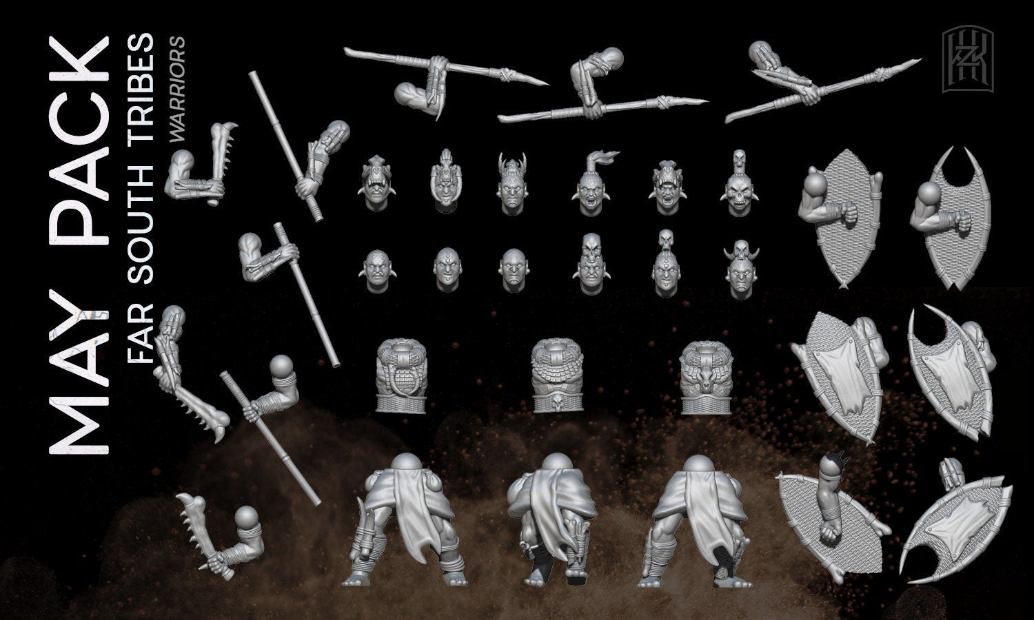 Farsouth warriors 28mm miniatures dnd minis fantasy miniatures dungeons and dragons miniatures  wargaming miniatures tabletop wargames