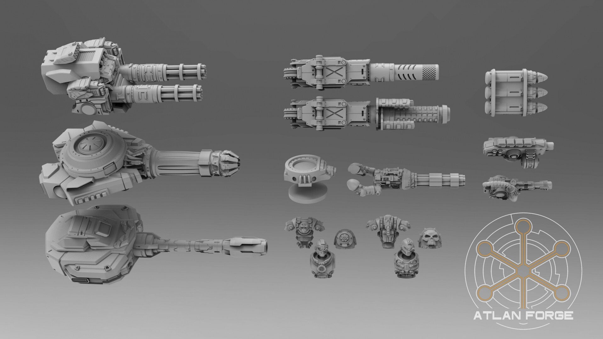 Cybernetic Anyklosaur 32mm sci-fi fantasy miniature for tabletop games grimdark RPGs dnd wargaming miniature dungeons and dragons