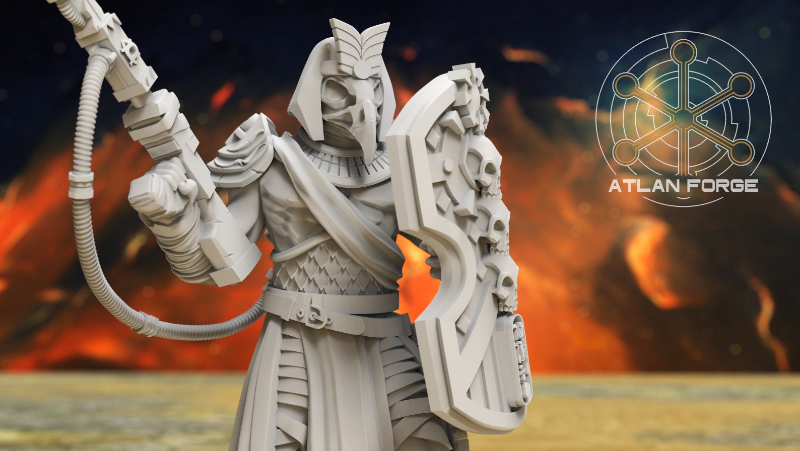 Aegyptian Cultists 32mm wargame miniatures fantasy dnd wargaming minis dungeons and dragons painting gift RPG tabletop minis