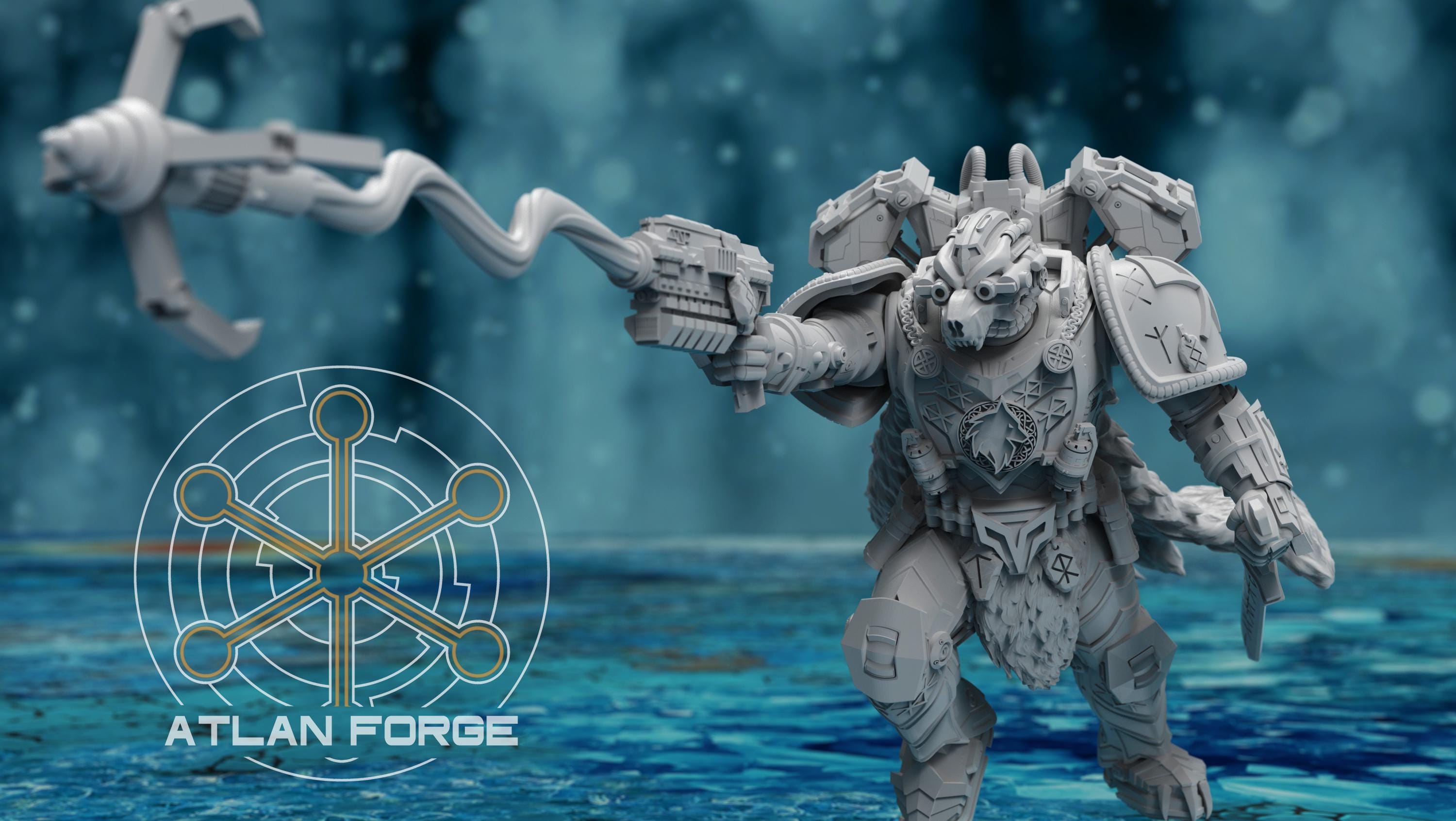 Asgardian Ravagers 32mm wargame fantasy miniature dnd wargaming miniature dungeons and dragons painting gift RPG tabletop minis