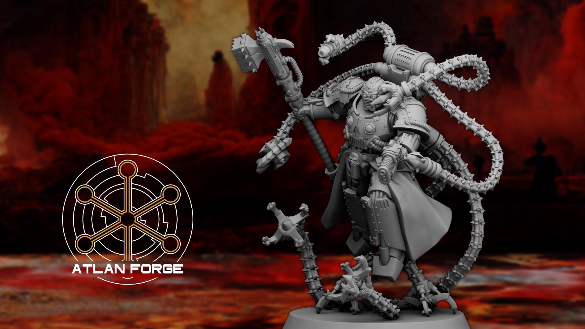 Master Smith of Hades 32mm wargame fantasy miniature dnd wargaming miniature dungeons and dragons painting gift RPG tabletop minis