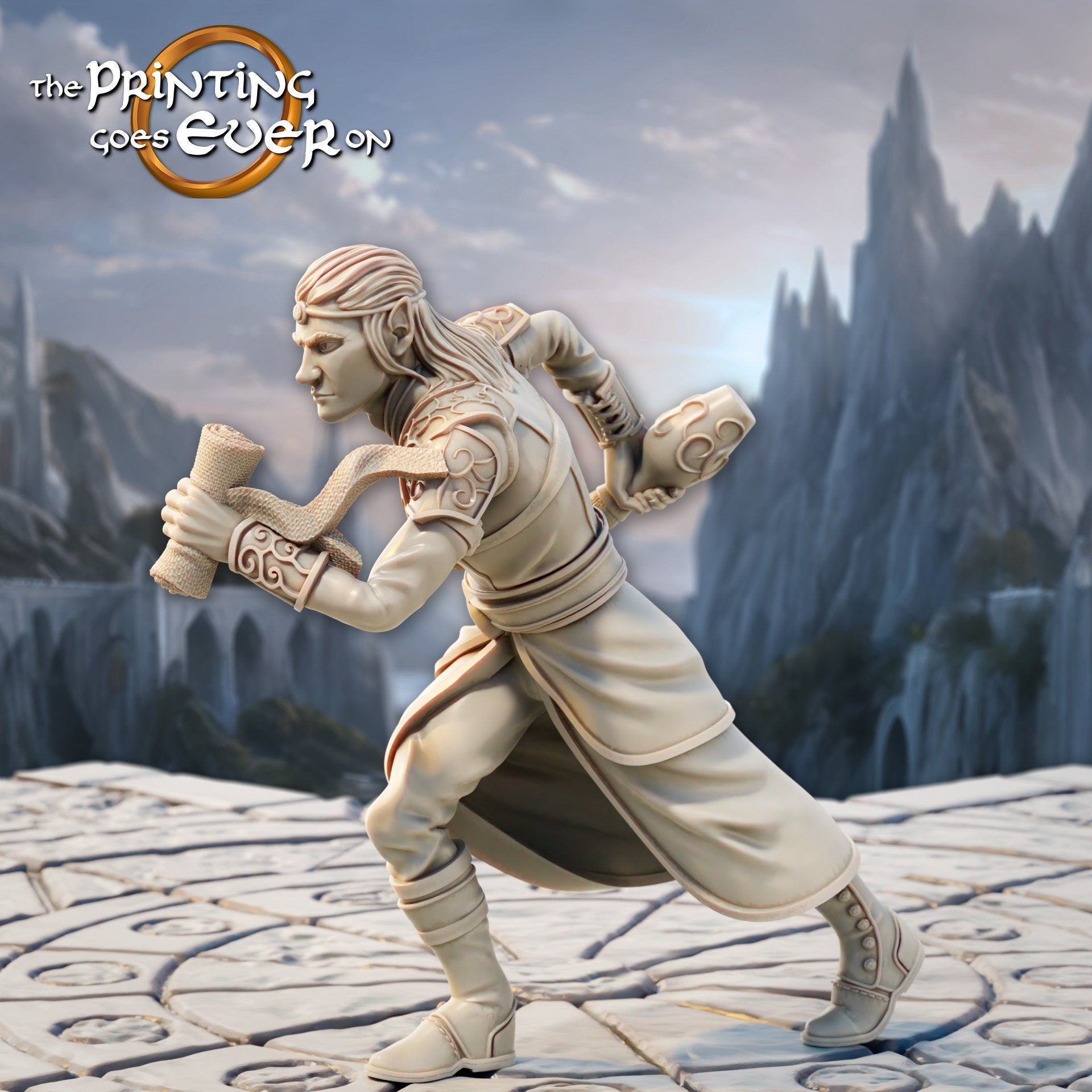 Silver Shore Elven Healers 28mm miniatures dnd fantasy miniatures dungeons and dragons miniatures painting wargaming miniatures tabletop