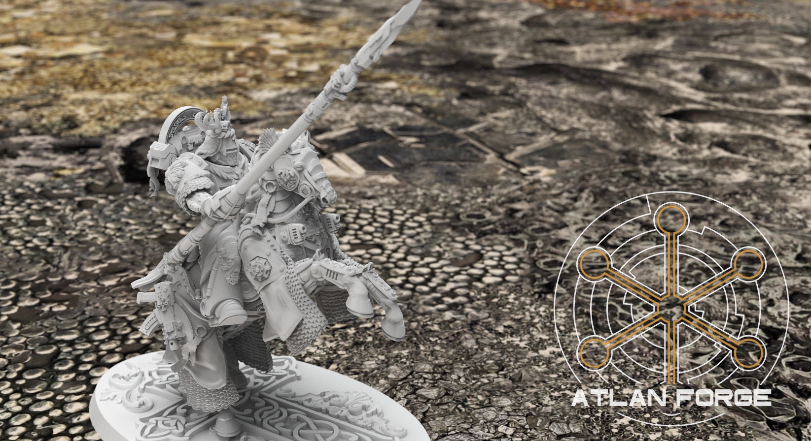 3 x Knights templar dual plasma 32mm wargame miniatures fantasy dnd wargaming minis dungeons and dragons painting gift RPG tabletop minis