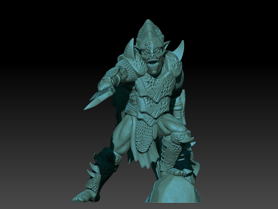 Deepmine goblins King 28mm miniatures fantasy dungeons and dragons miniature wargaming miniatures tabletop dnd miniatures