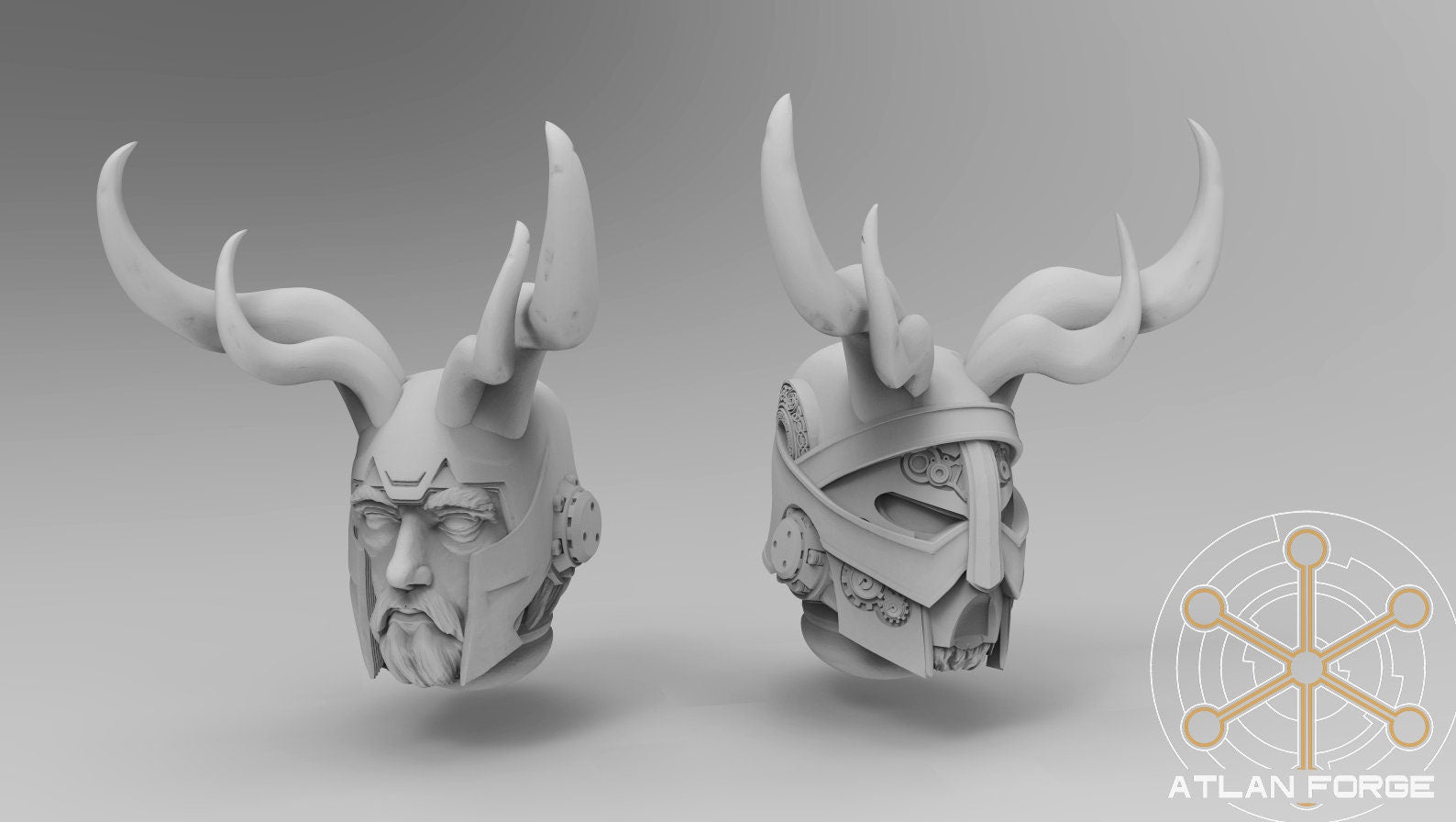 Asgardian Mounted Captain 32mm wargame fantasy miniature dnd wargaming miniature dungeons and dragons painting gift RPG tabletop minis