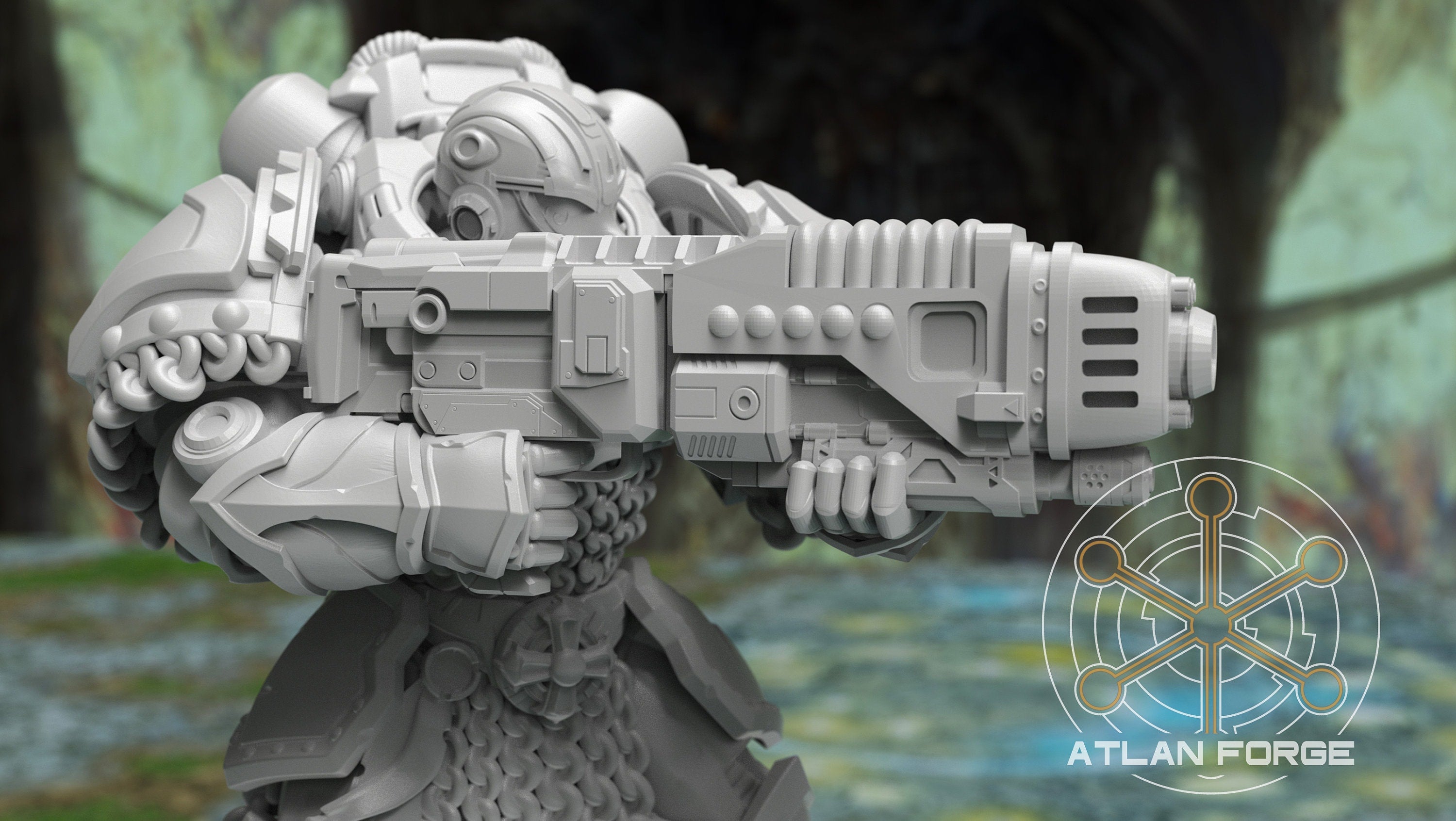 Templar Aegis Rangers 32mm sci fi grimdark fantasy miniature dnd wargaming miniature dungeons and dragons painting gift RPG tabletop minis