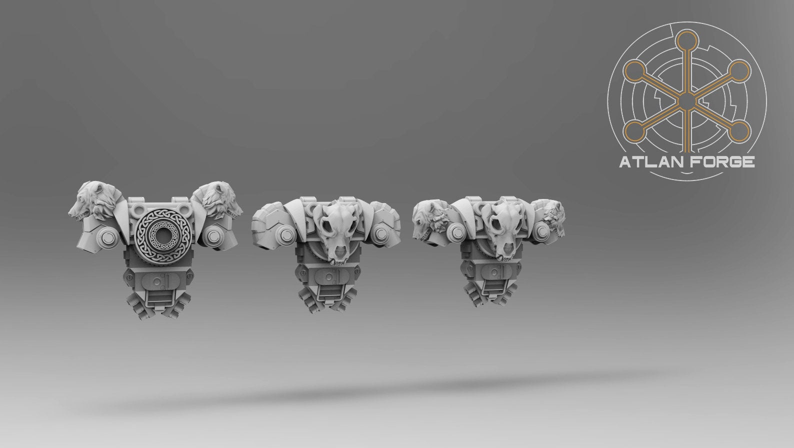 Asgardian Bear Riders 32mm sci-fi fantasy miniature for tabletop games grimdark RPGs dnd wargaming miniature dungeons and dragons gift