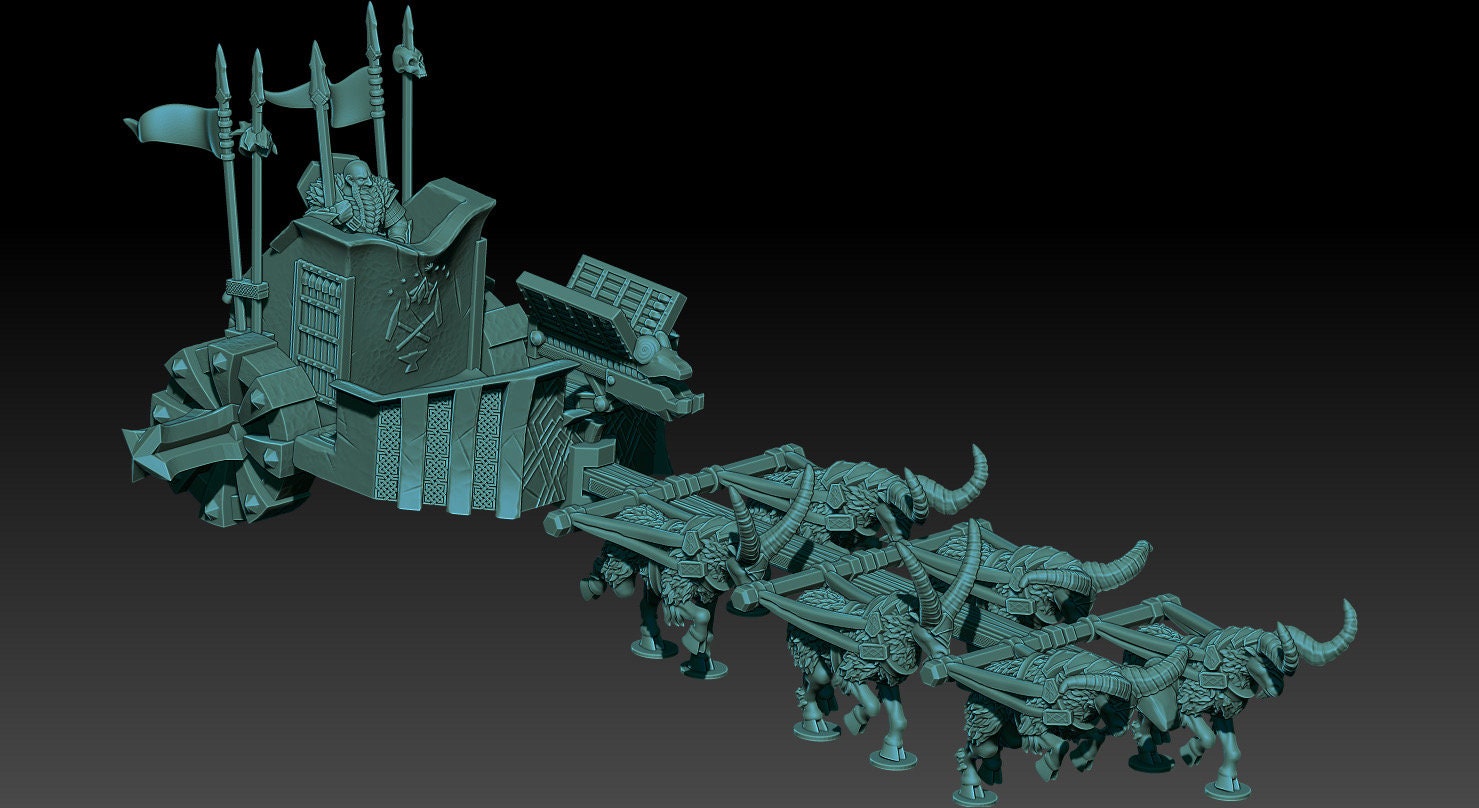Stonehand War Chariot MESBG LOTR 28mm fantasy tabletop wargames
