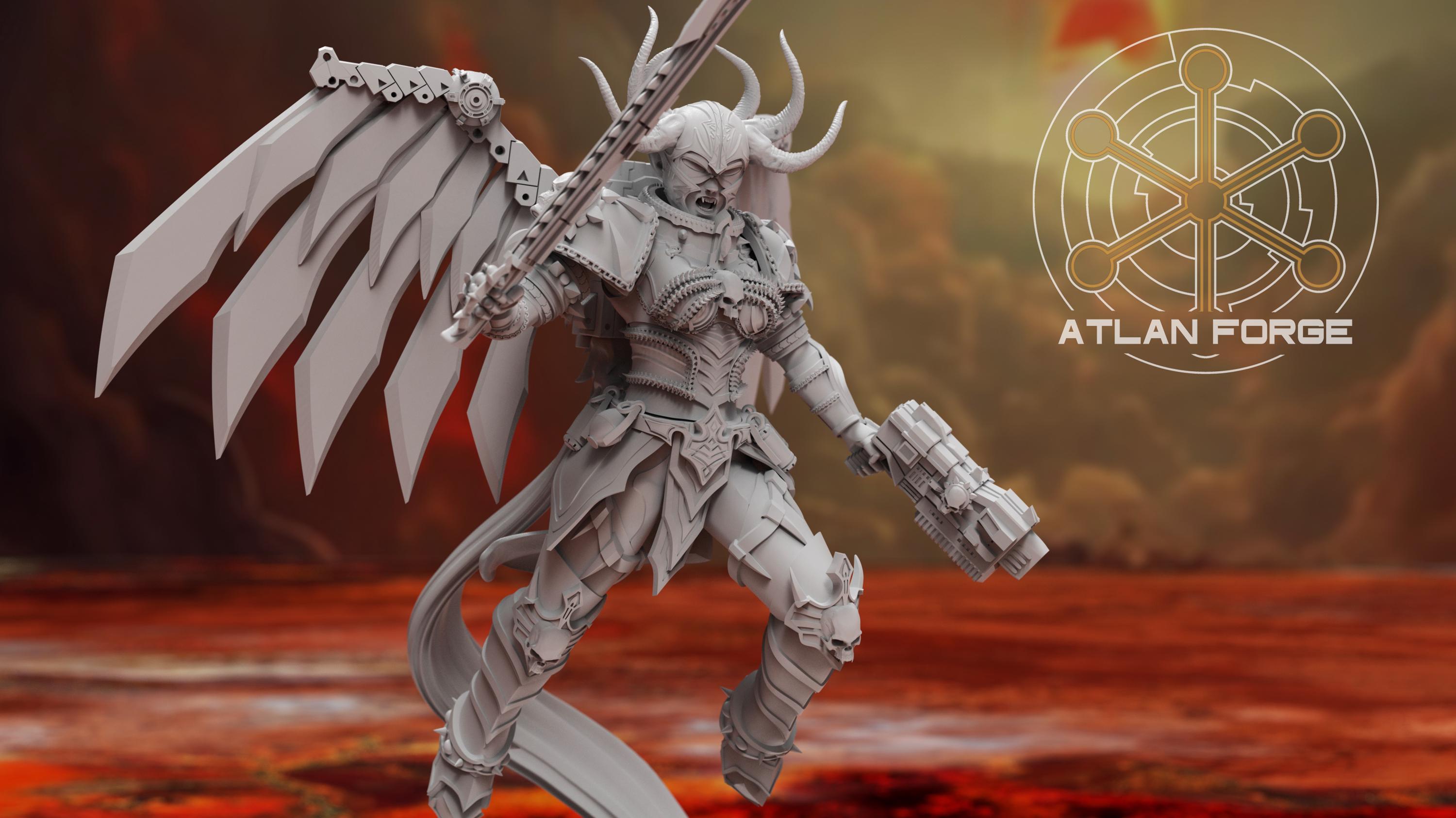 Daemons Hades Persephonae 32mm sci-fi fantasy miniature tabletop games grimdark RPGs dnd wargaming miniature dungeons and dragons painting