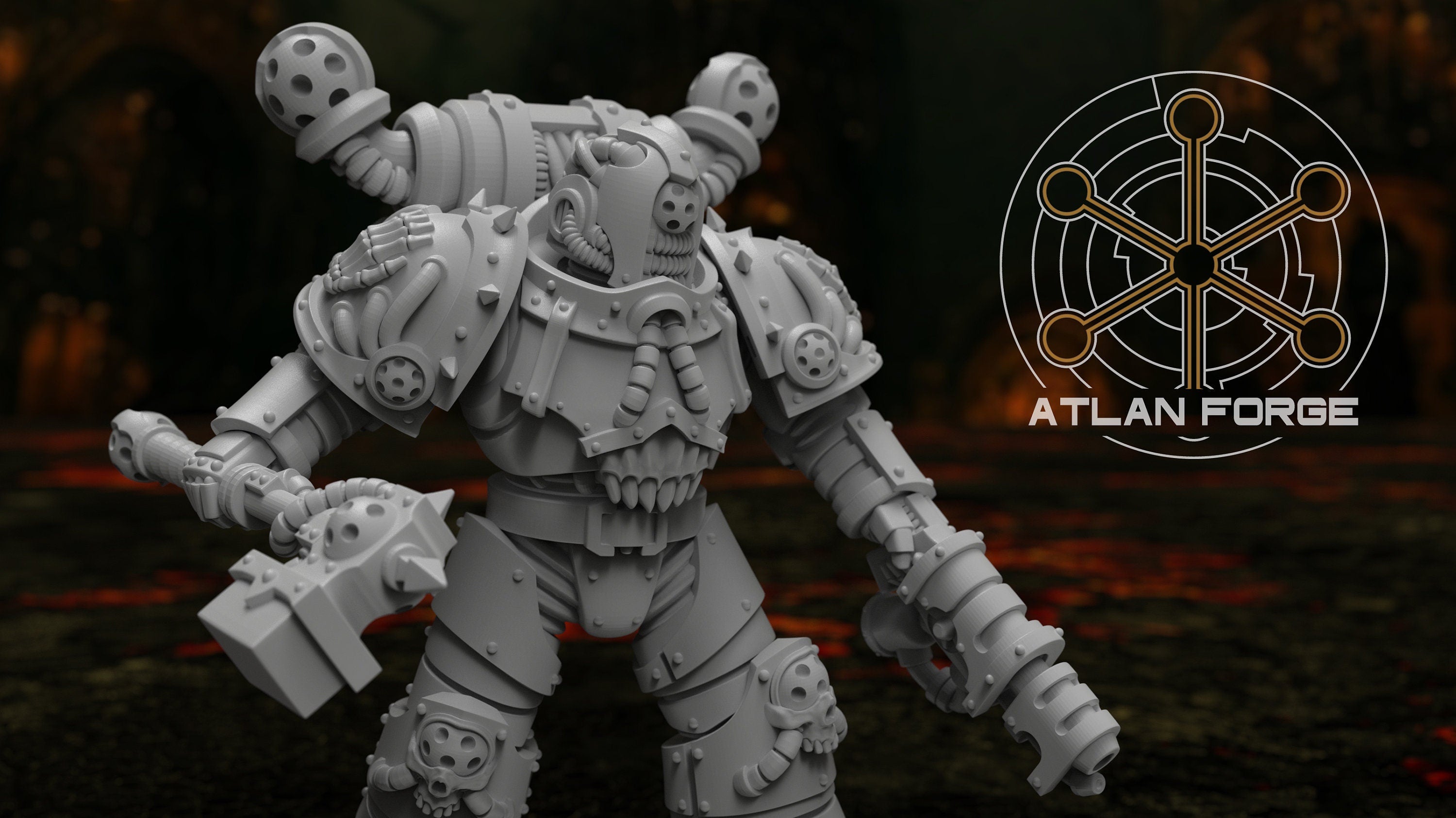 Manus Mortis Phalanges 32mm sci-fi fantasy miniature for tabletop games grimdark RPGs wargaming miniature dungeons and dragons