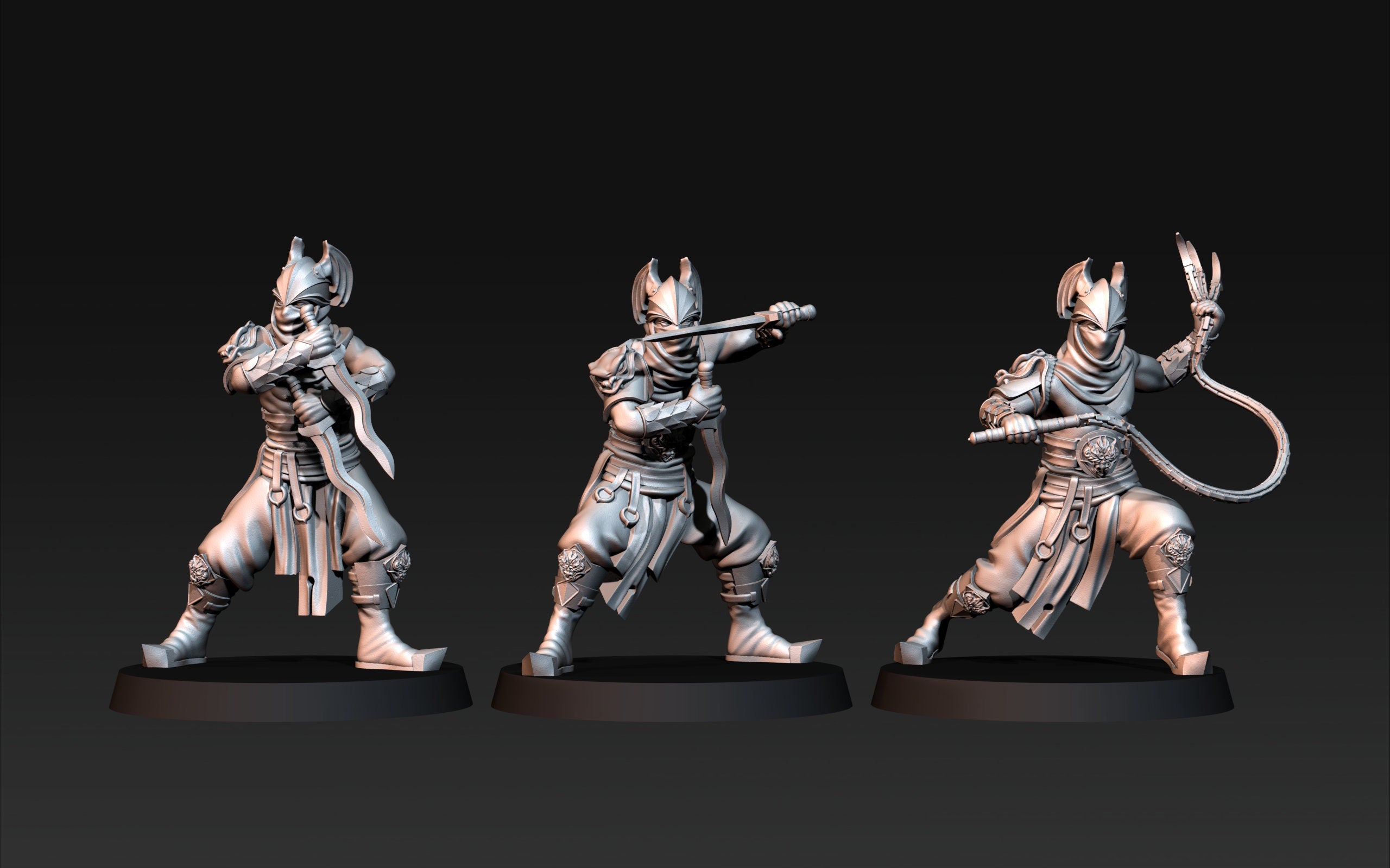 Dragon Army Assassins foot warriors dnd fantasy tabletop wargames army miniatures