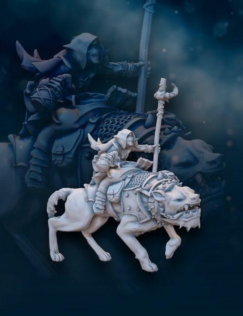 Goblin Shaman rider 28mm miniatures fantasy dungeons and dragons miniature wargaming miniatures tabletop dnd Goblin army miniatures