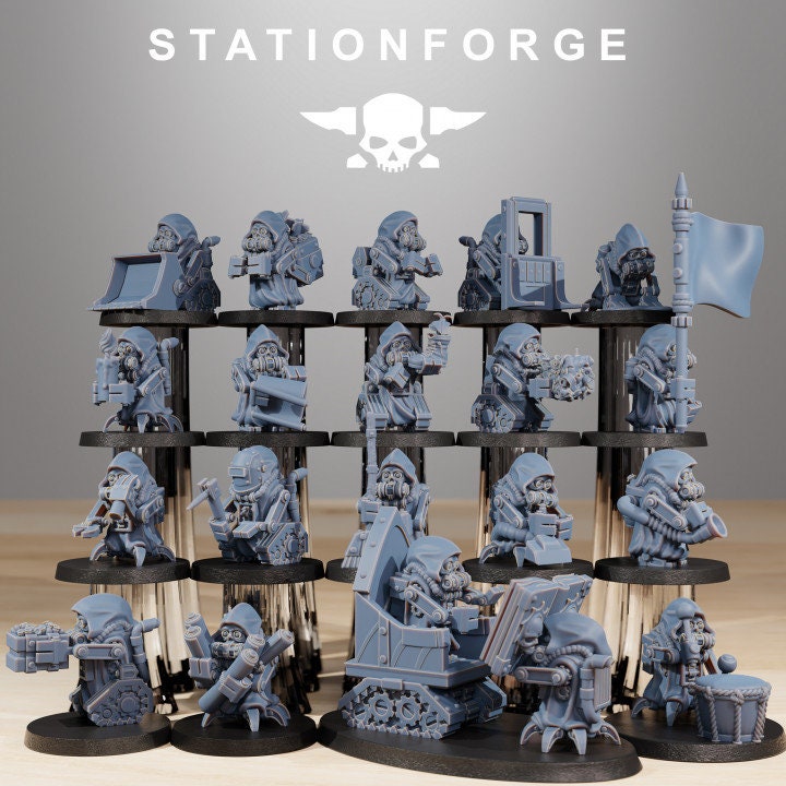Bobby Gang 32mm sci-fi fantasy miniature for tabletop games grimdark RPGs dnd wargaming miniature dungeons and dragons