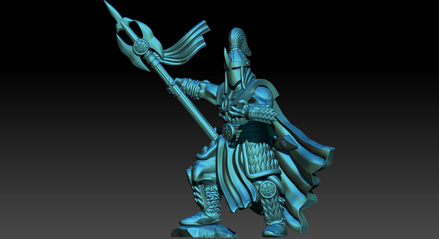 Golden Horde Kunarhi Champion 28mm miniatures dnd minis fantasy miniatures dungeons and dragons miniatures  wargaming miniatures tabletop