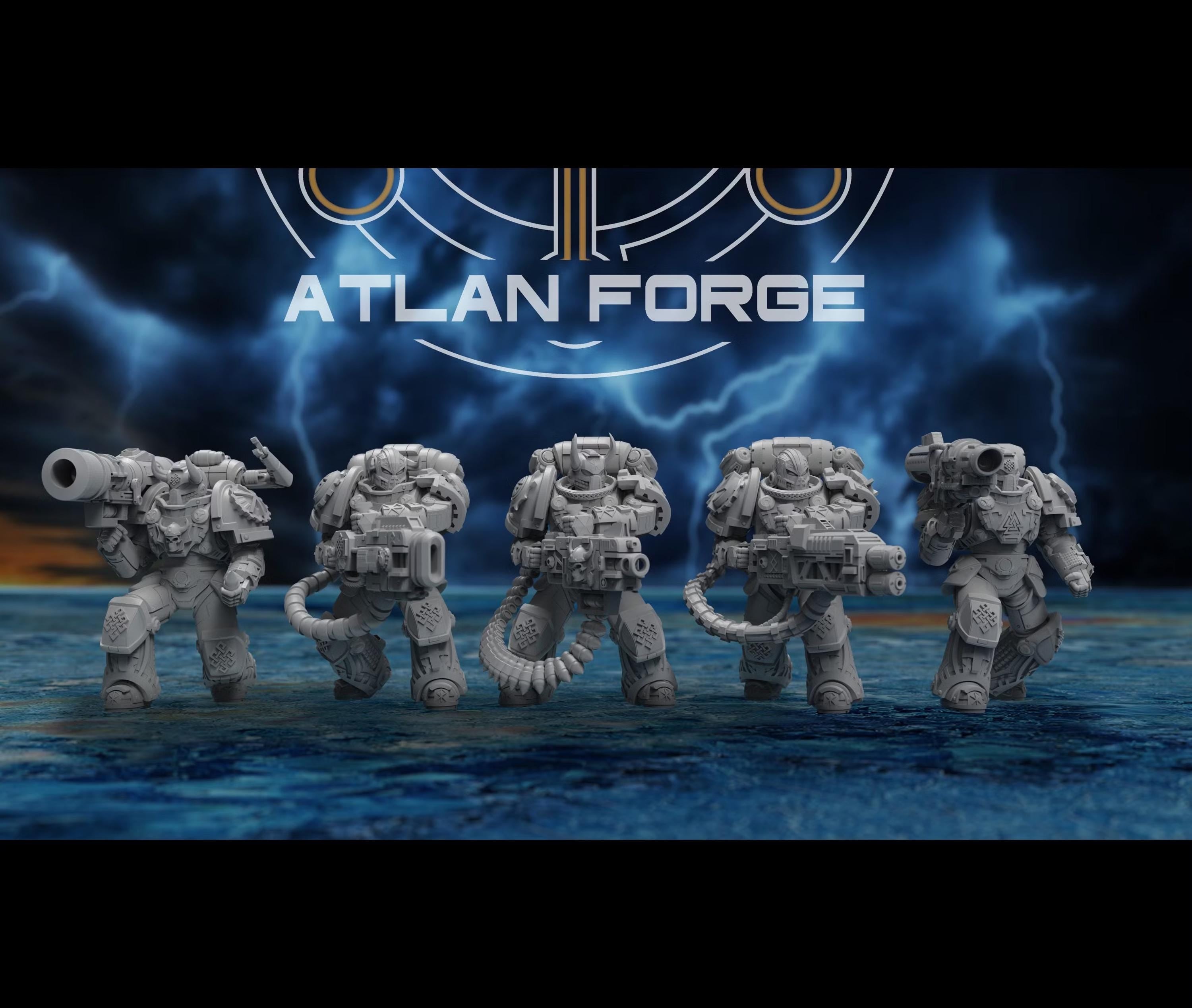 Asgardian Demolishers 32mm sci-fi fantasy miniature for tabletop games grimdark RPGs dnd wargaming miniature dungeons and dragons