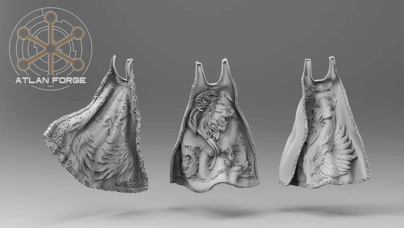 Angelic lion Knights 32mm sci-fi fantasy miniature for tabletop games grimdark RPGs dnd wargaming miniature dungeons and dragons gift