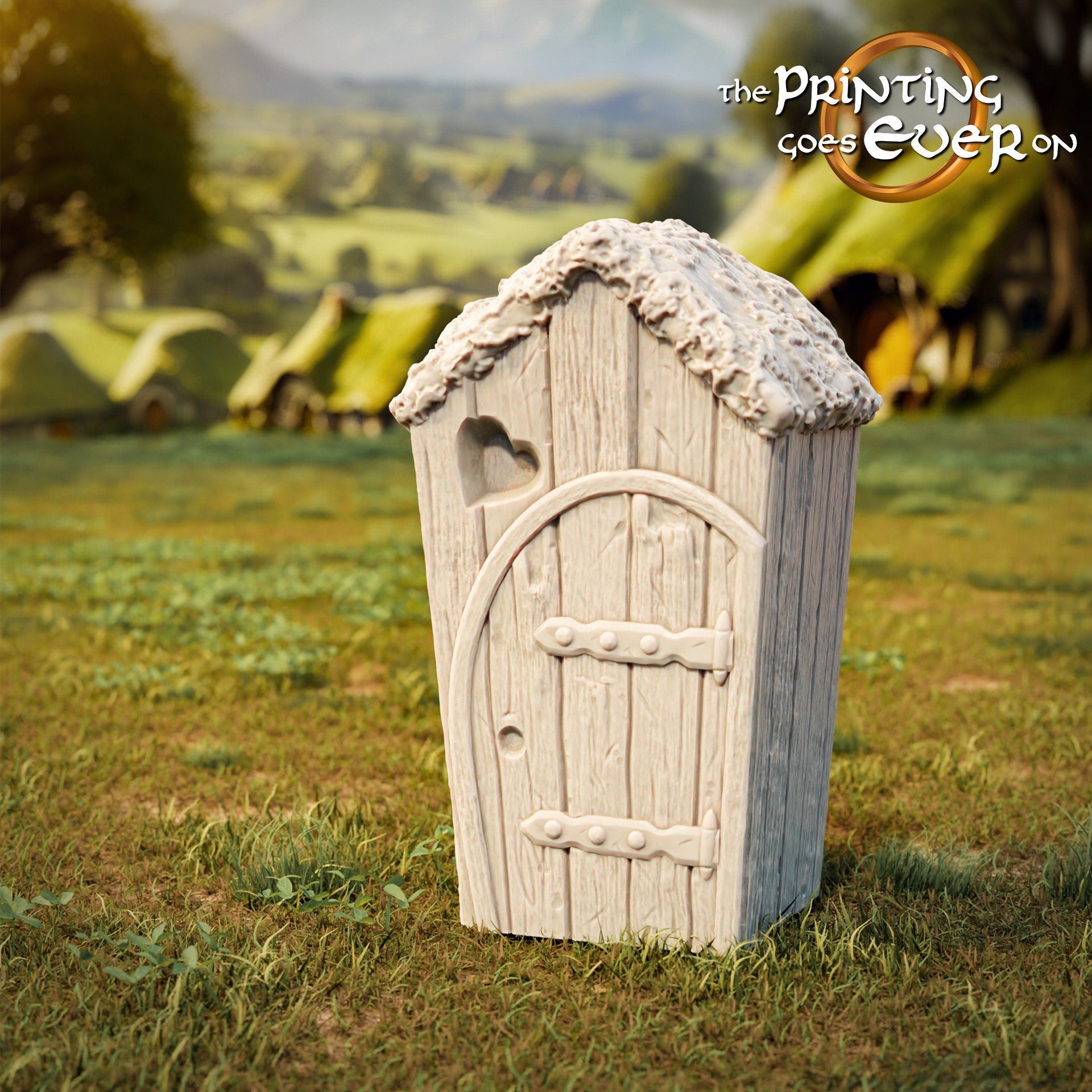Halfling Outhouse Building Decorations 28mm dnd dungeon and dragons fantasy wargaming scatter terrain Pathfinder tabletop games