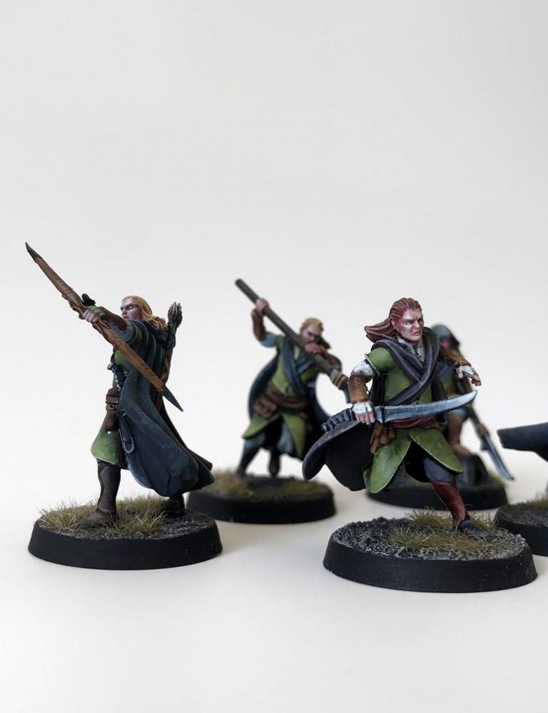 wandering wood elf 28mm miniatures dnd minis fantasy miniatures dungeons and dragons miniatures  wargaming miniatures tabletop wargames