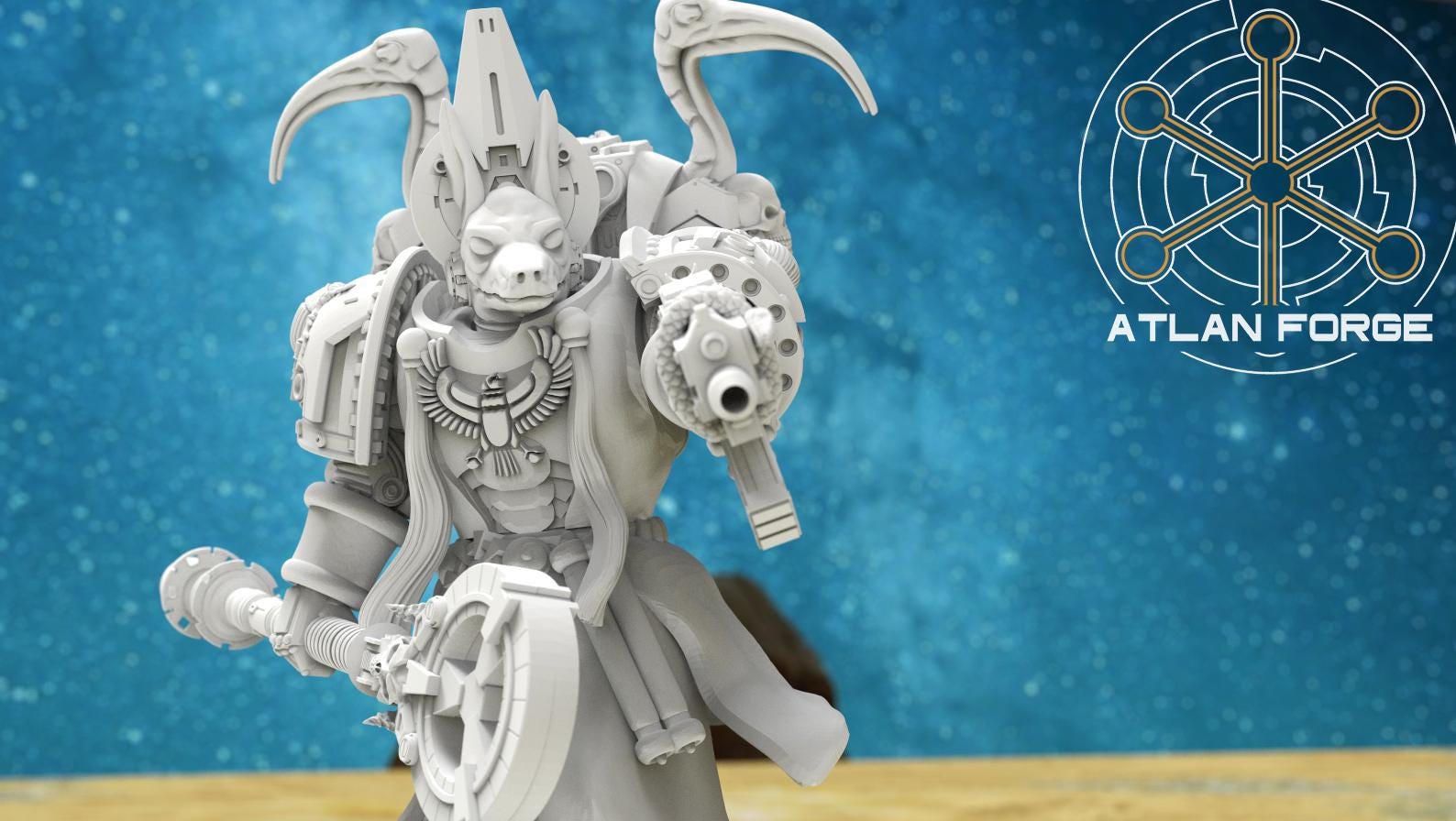Mages of Aegyptus 32mm sci-fi fantasy miniature for tabletop games grimdark RPGs dnd wargaming miniature dungeons and dragons