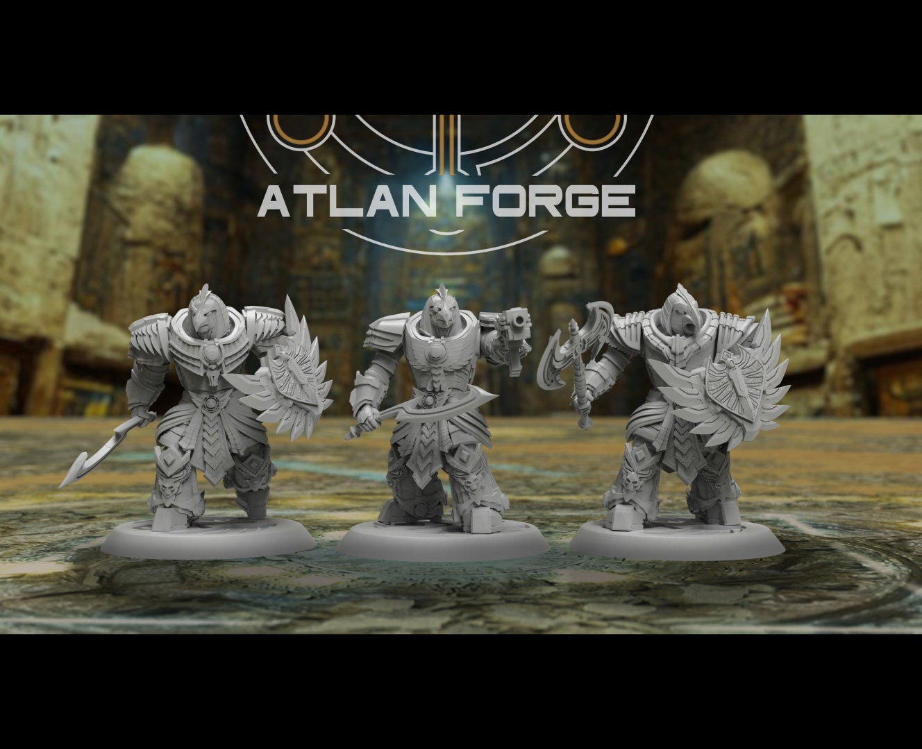 Aegyptus Horai Veterans 32mm miniatures grimdark fantasy miniature dnd wargaming miniature dungeons and dragons gift RPG tabletop minis